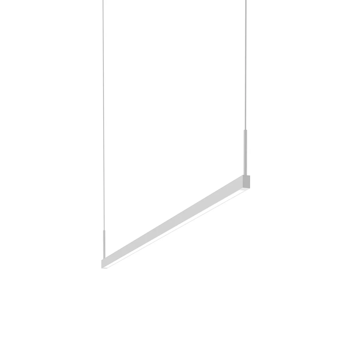 Sonneman Thin-Line Satin White 48W X 1H Pendant