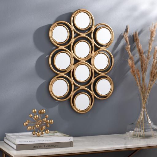 Surya Constellation Ion-001 27"H X 19"W X 1"D Mirror - Image 2