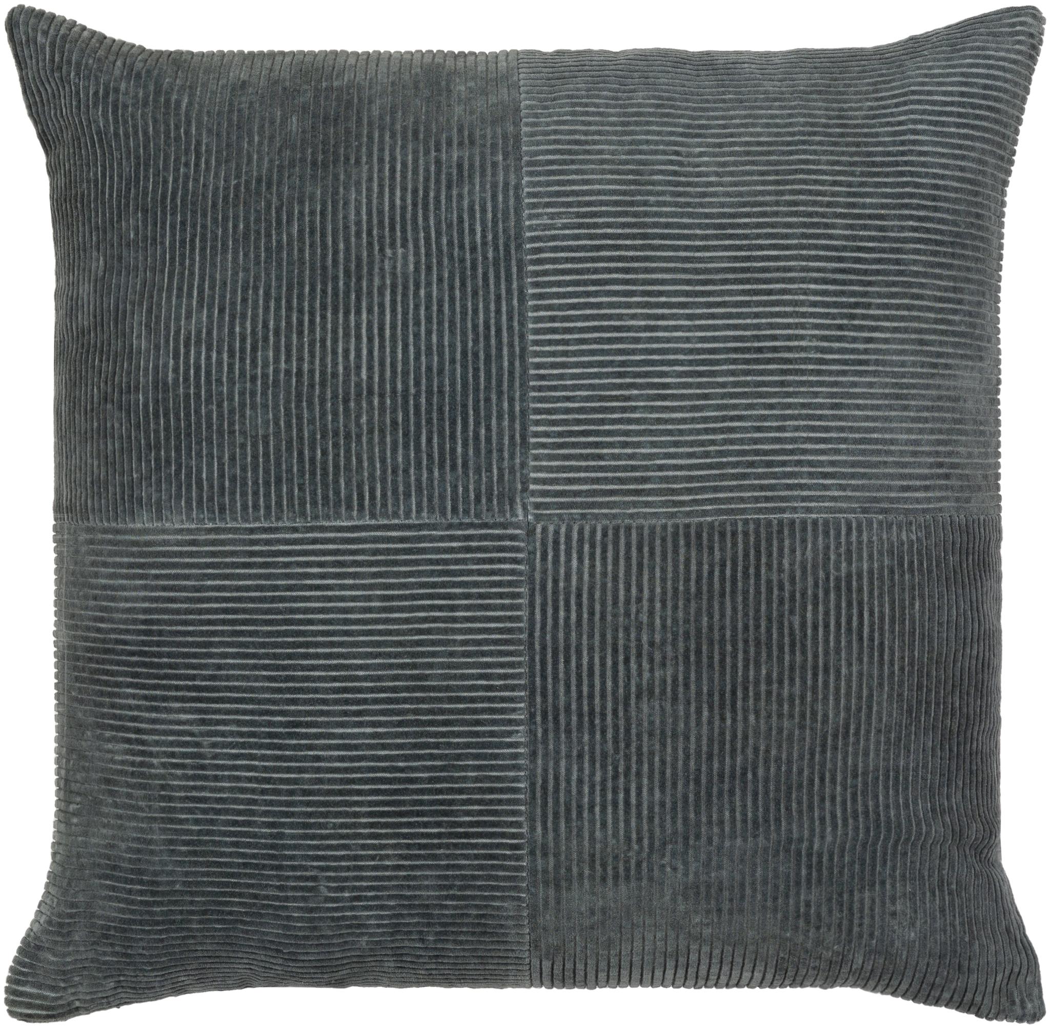 Surya Corduroy Quarters Cdq-002 22"L X 22"W Pillow - Image 4