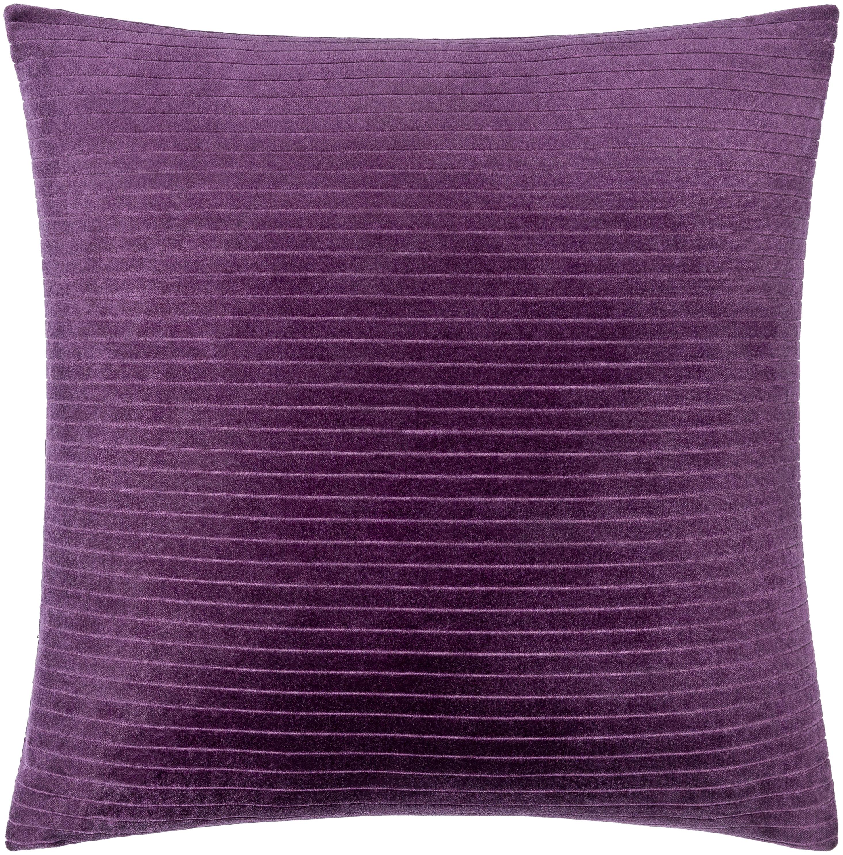 Surya Cotton Velvet Stripes Cv-091 18"H X 18"W Pillow Kit