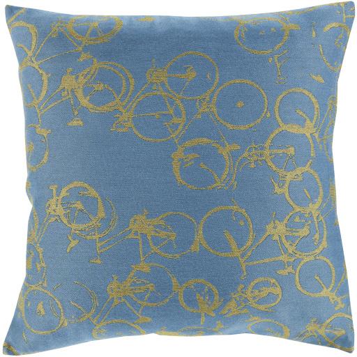 Surya Pedal Power Pdp-004 18"L X 18"W Pillow