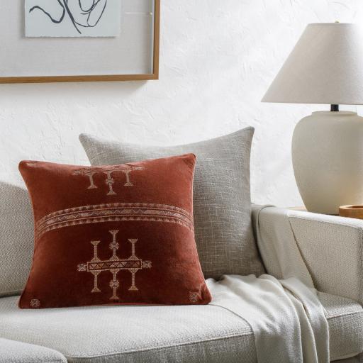 Surya Velour Vlu-002 20"L X 20"W Pillow - Image 2