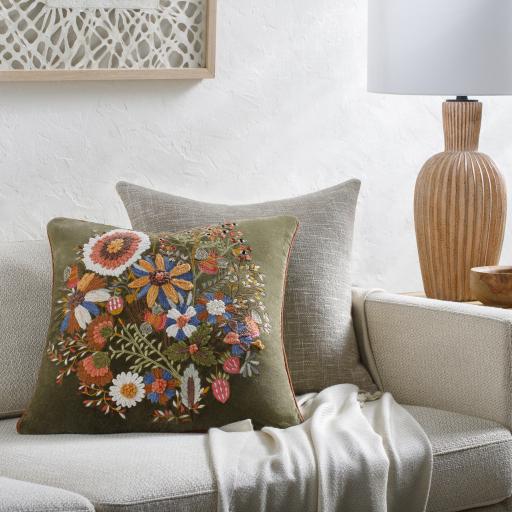 Surya Willa Bea Wea-003 20"L X 20"W Pillow - Image 3