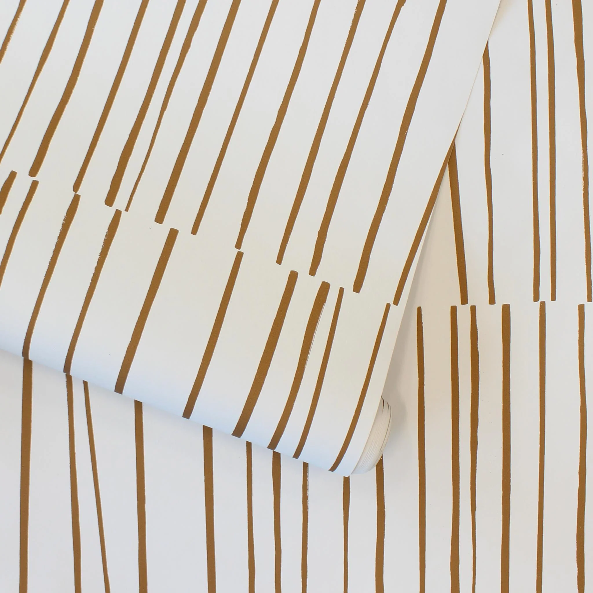 Tempaper Stripe Lines By Bobby Berk Neutral Tan Peel And Stick Wallpaper, 28 Sq. Ft. - Image 7
