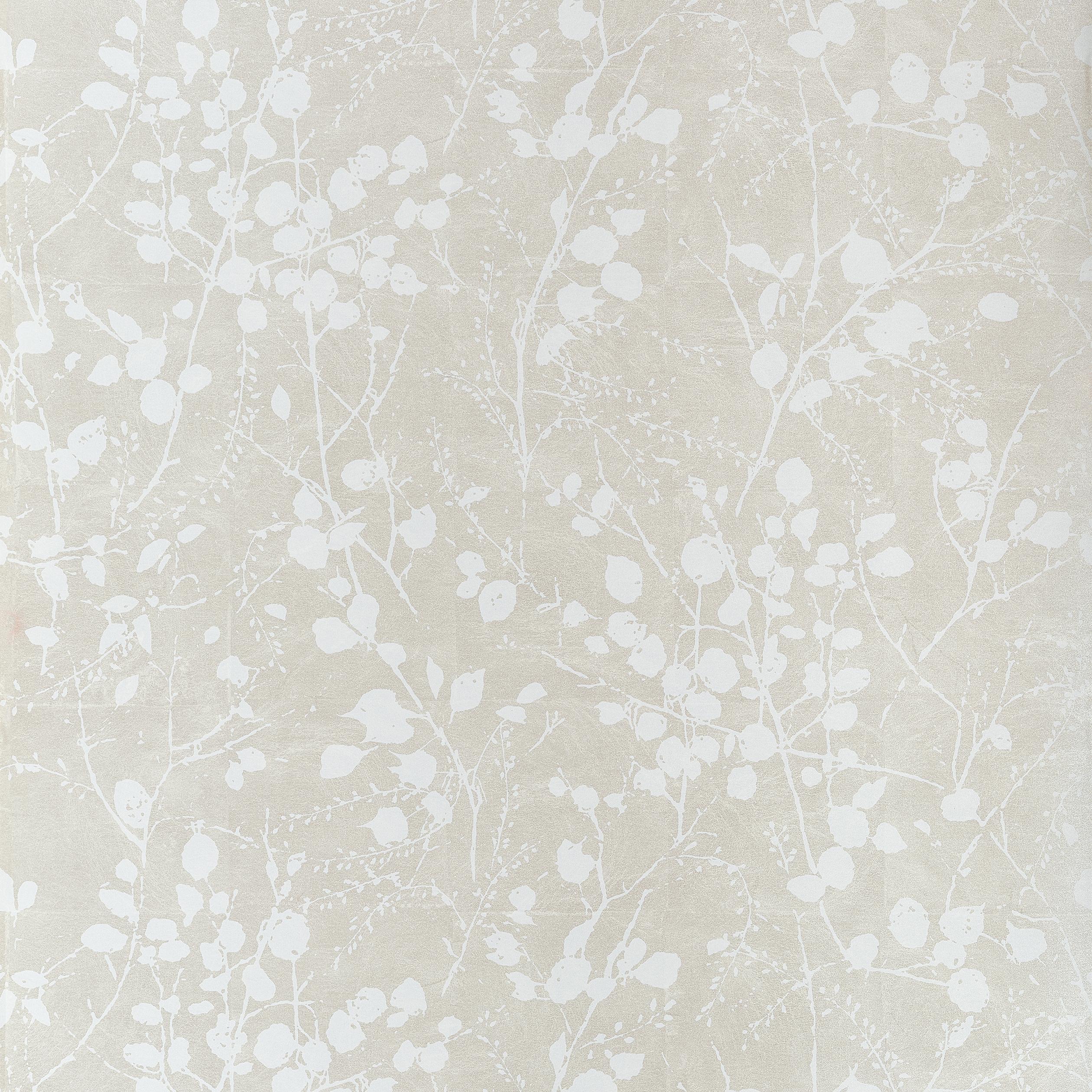 Thibaut Katamari Bud Pearl And White Wallpaper