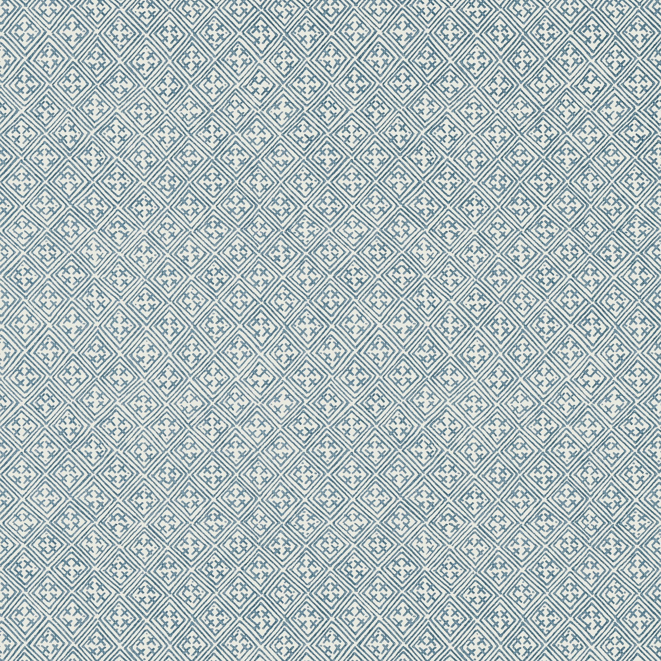Thibaut Laos Navy Wallpaper