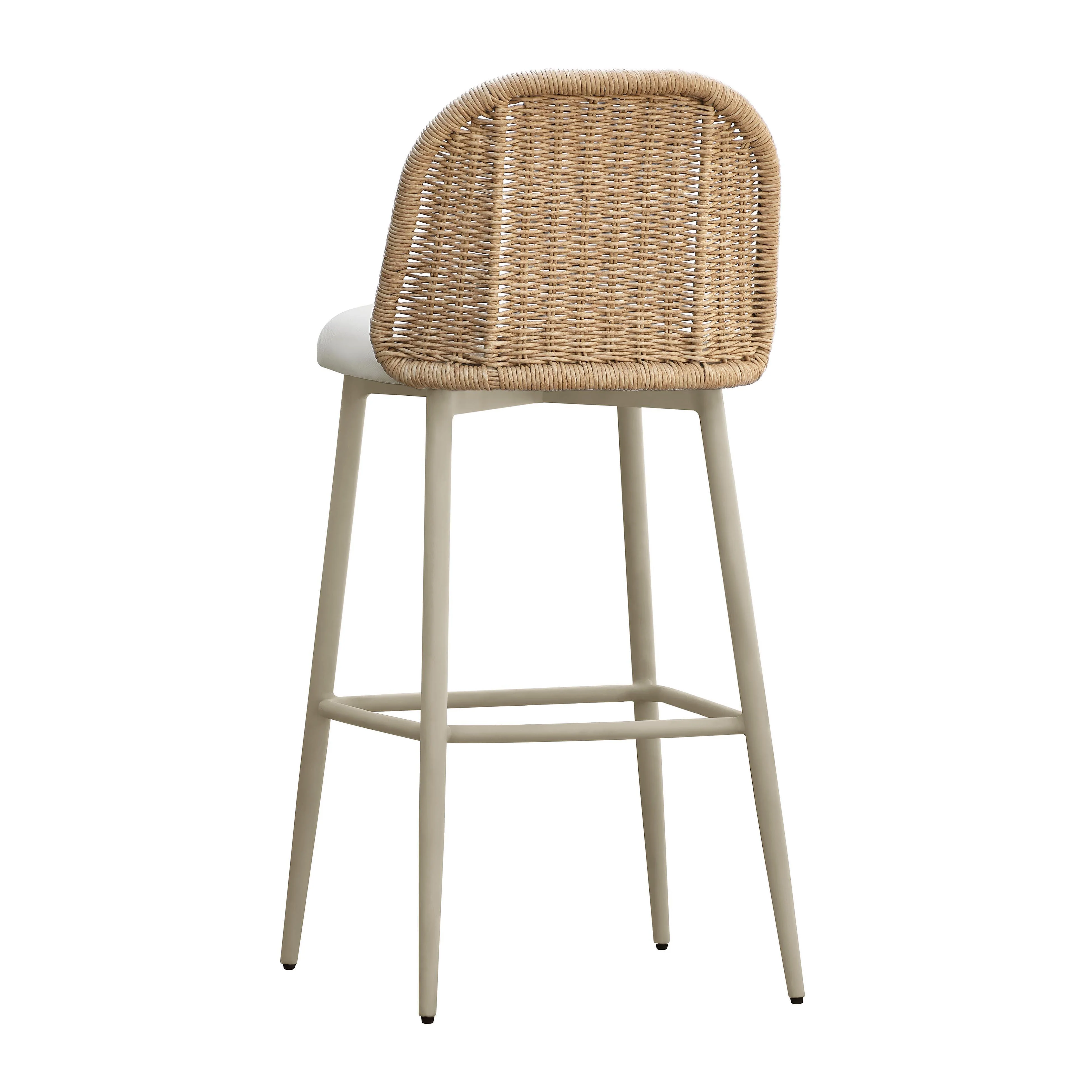 Tov Alexa Performance Fabric Outdoor Stool Bar Height - Image 5