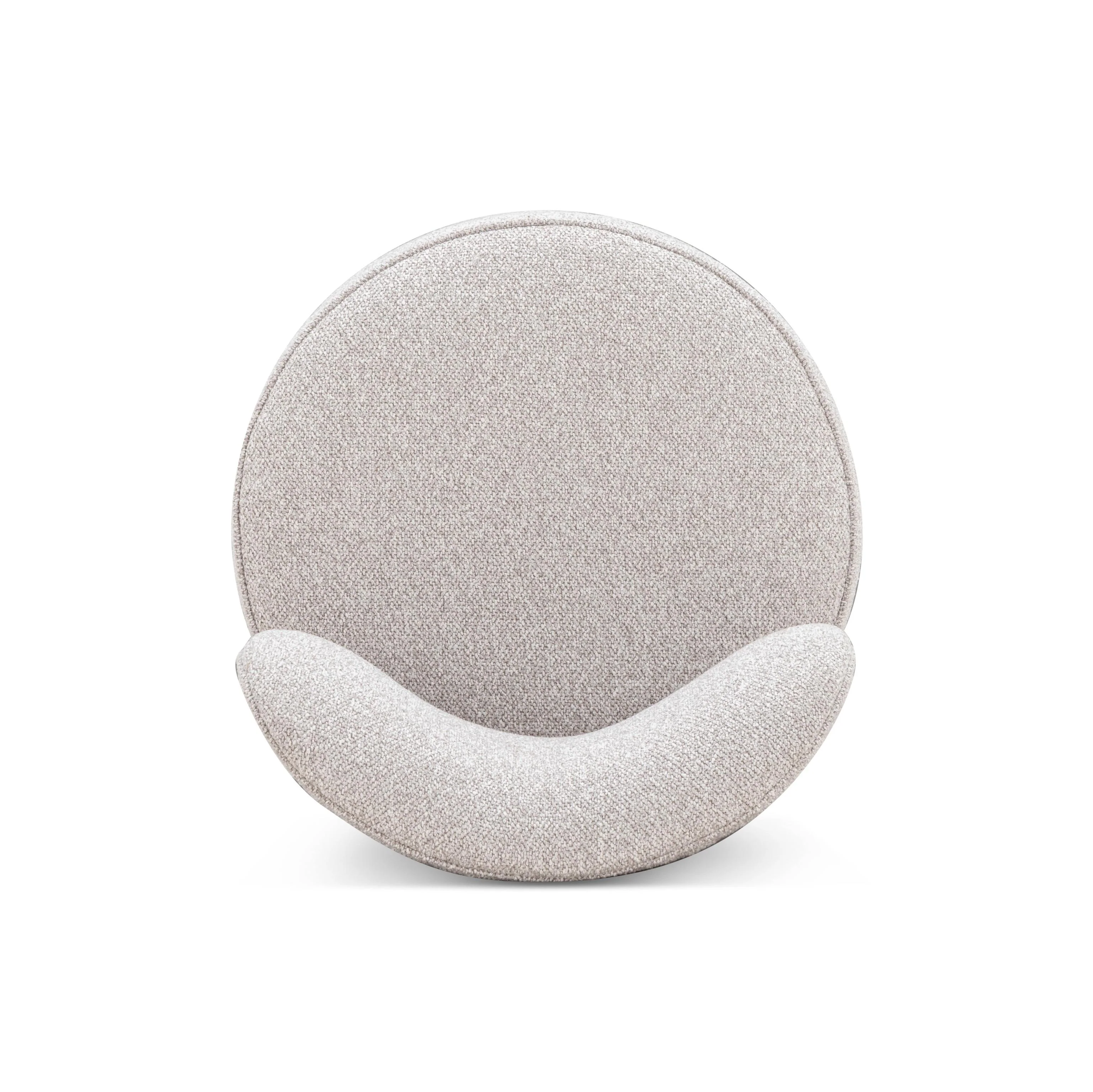 Tov Amaya Grey Textured Performance Fabric Swivel Desk Chair - Image 9