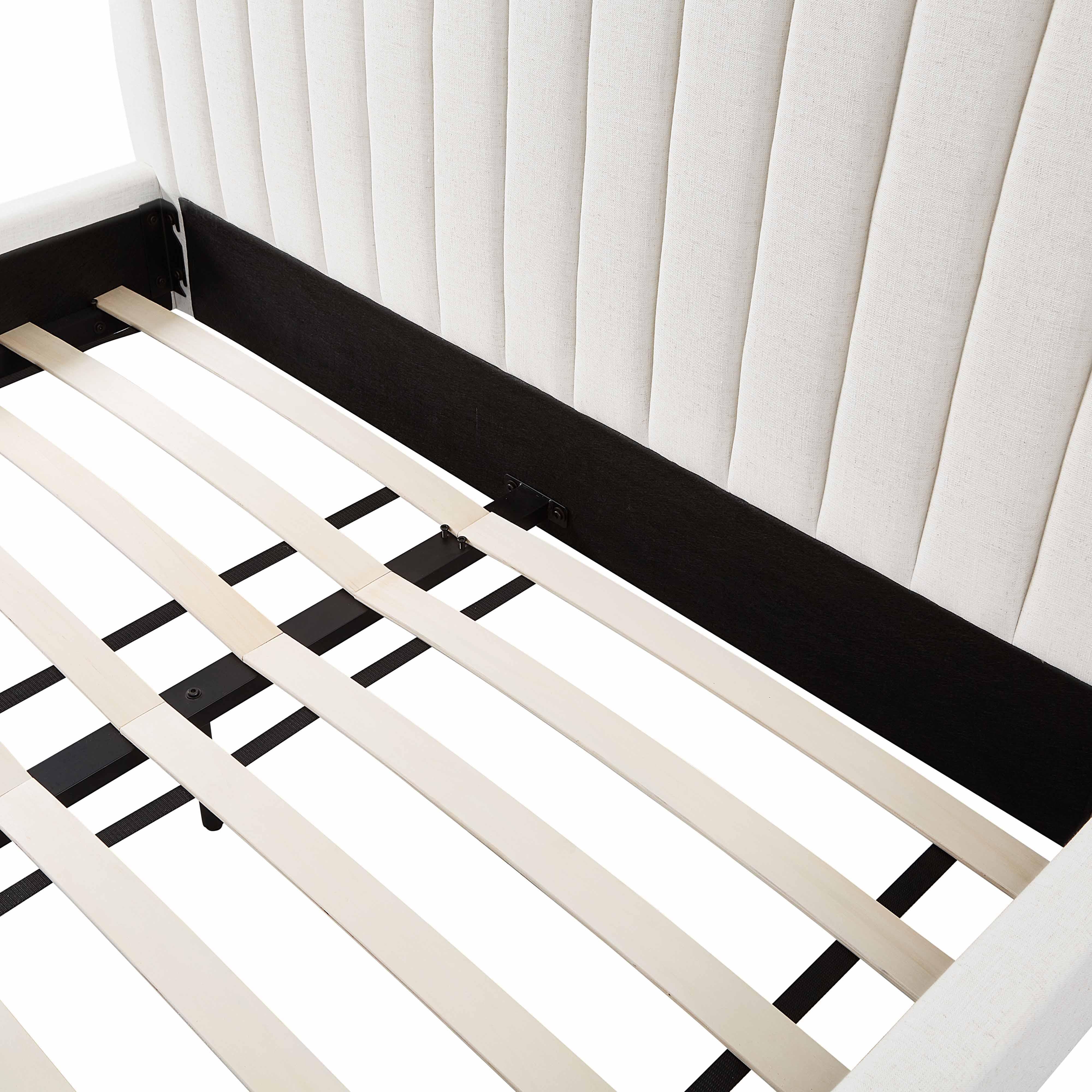 Tov Angela Upcycled Performance Linen Bed Queen - Image 9
