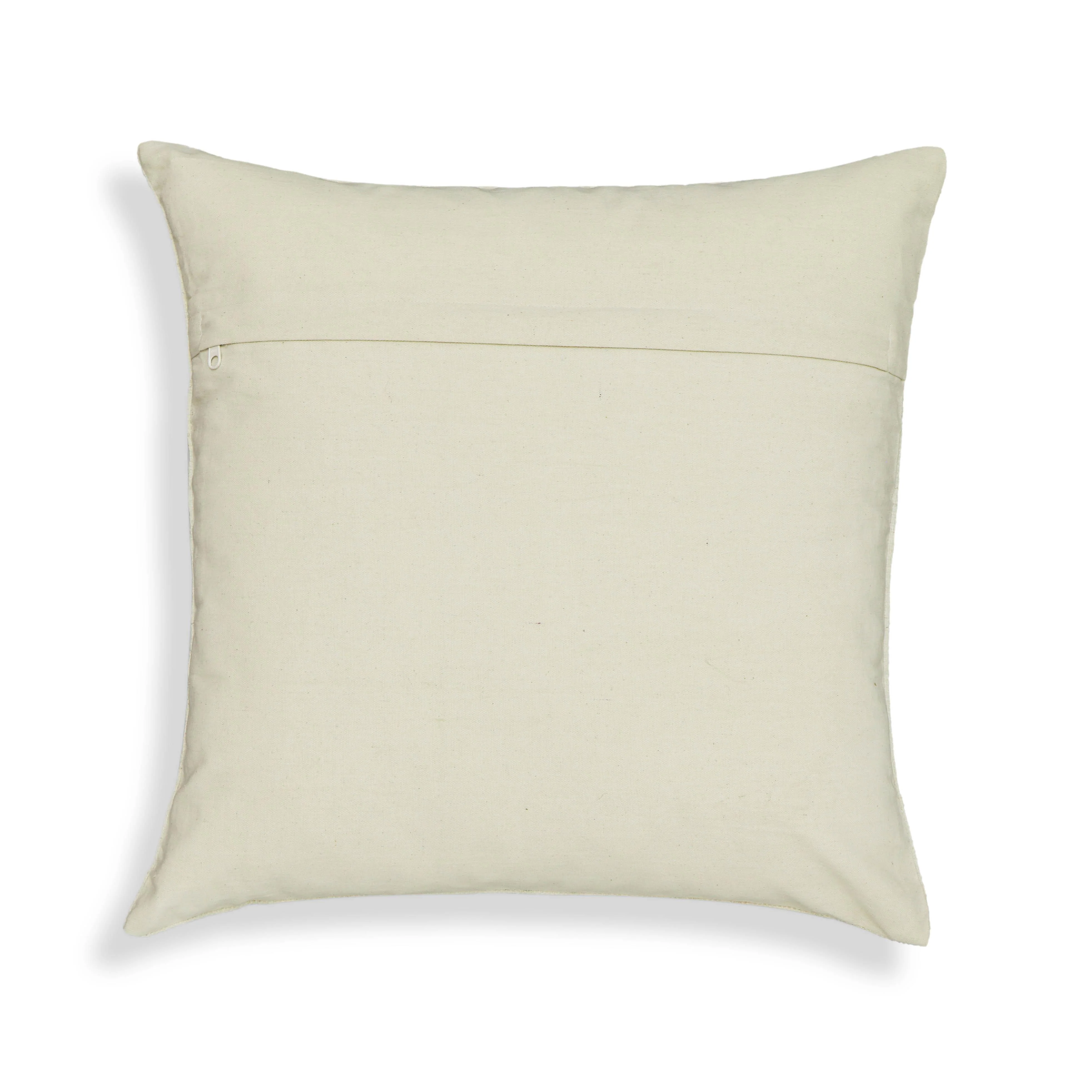 Tov Aztec 20" Cream &Amp; Indigo Wool Square Throw Pillow Cover - Image 2