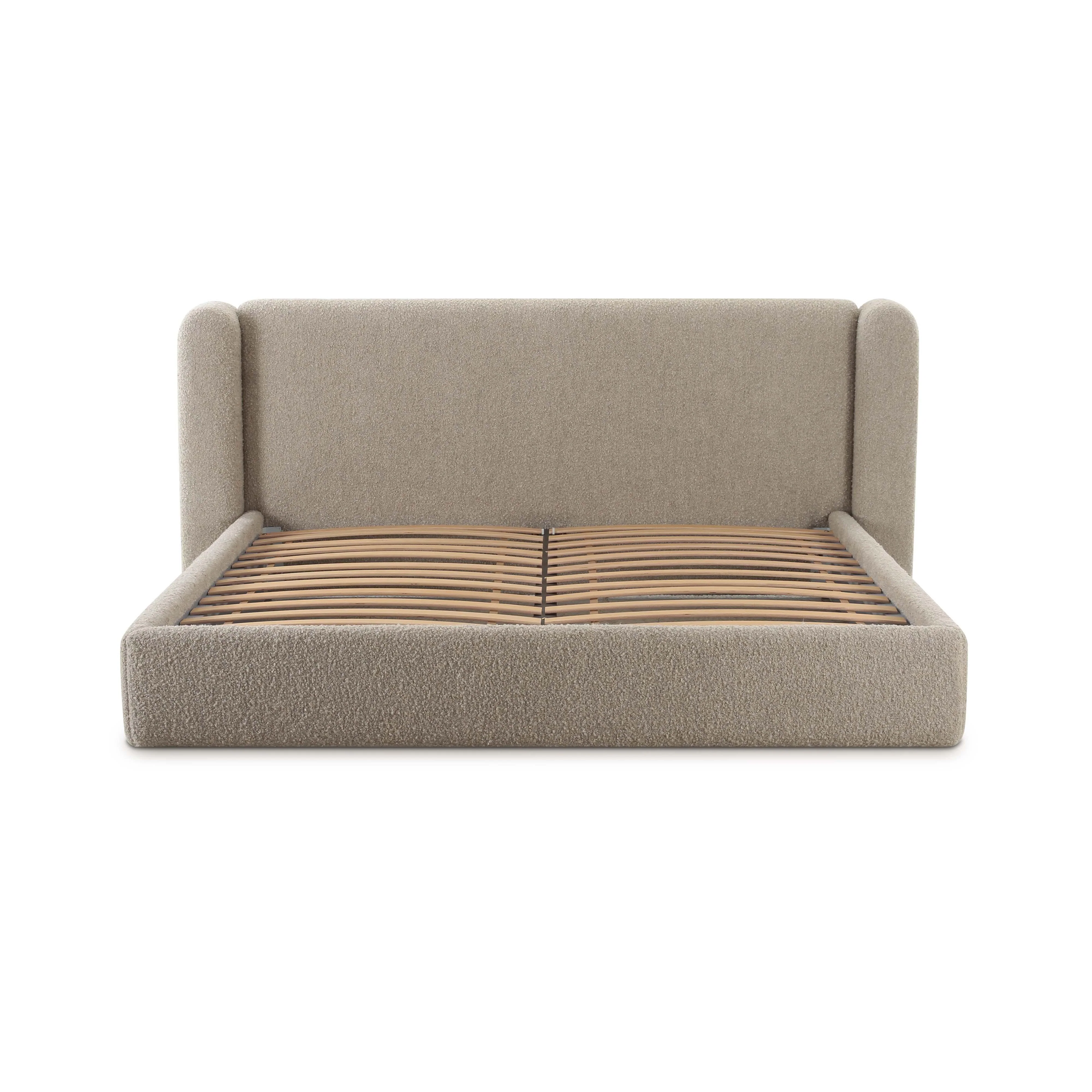 Tov Babette Tan Contract-Grade Boucle Bed King - Image 6