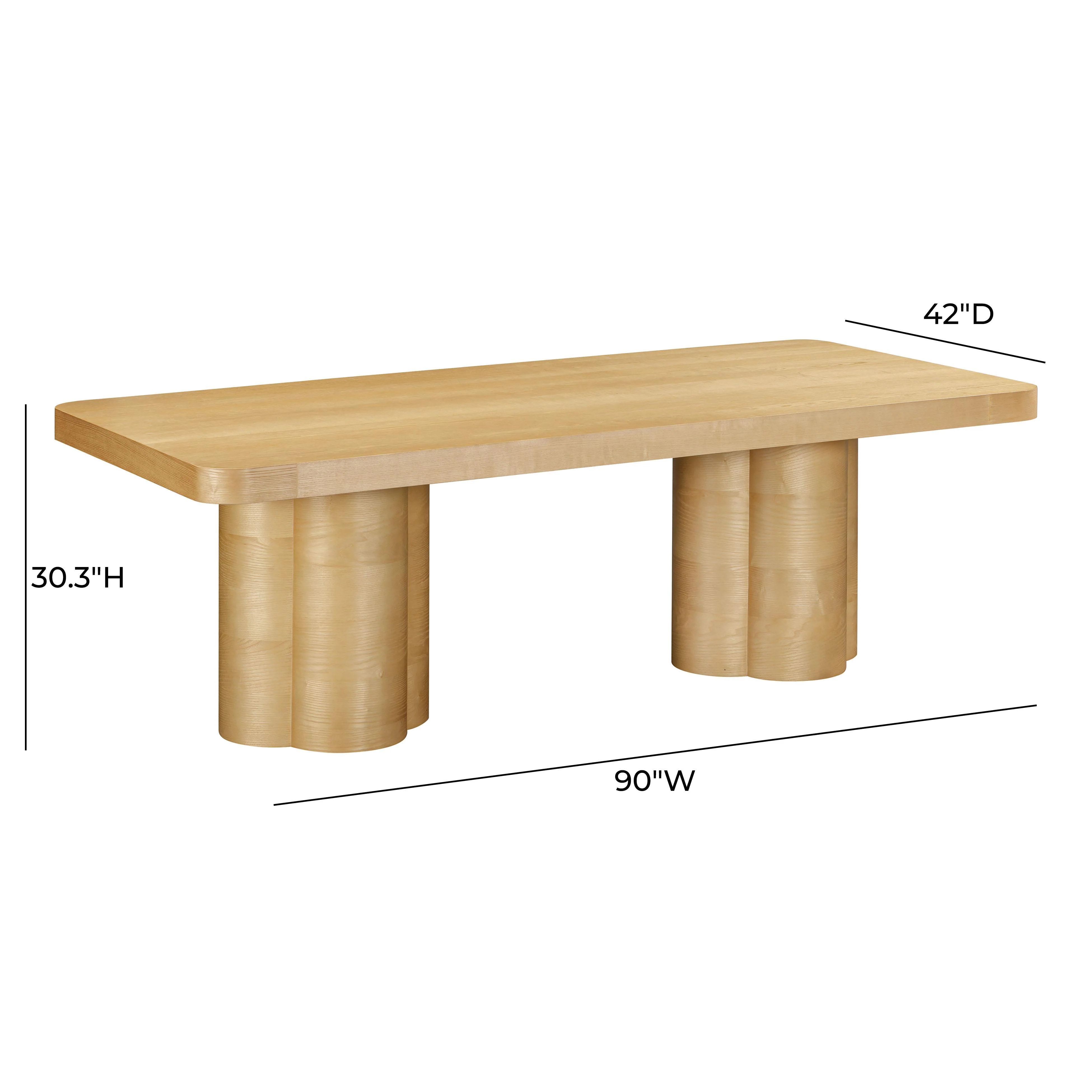 Tov Bambi Natural Ash Dining Table - Image 7