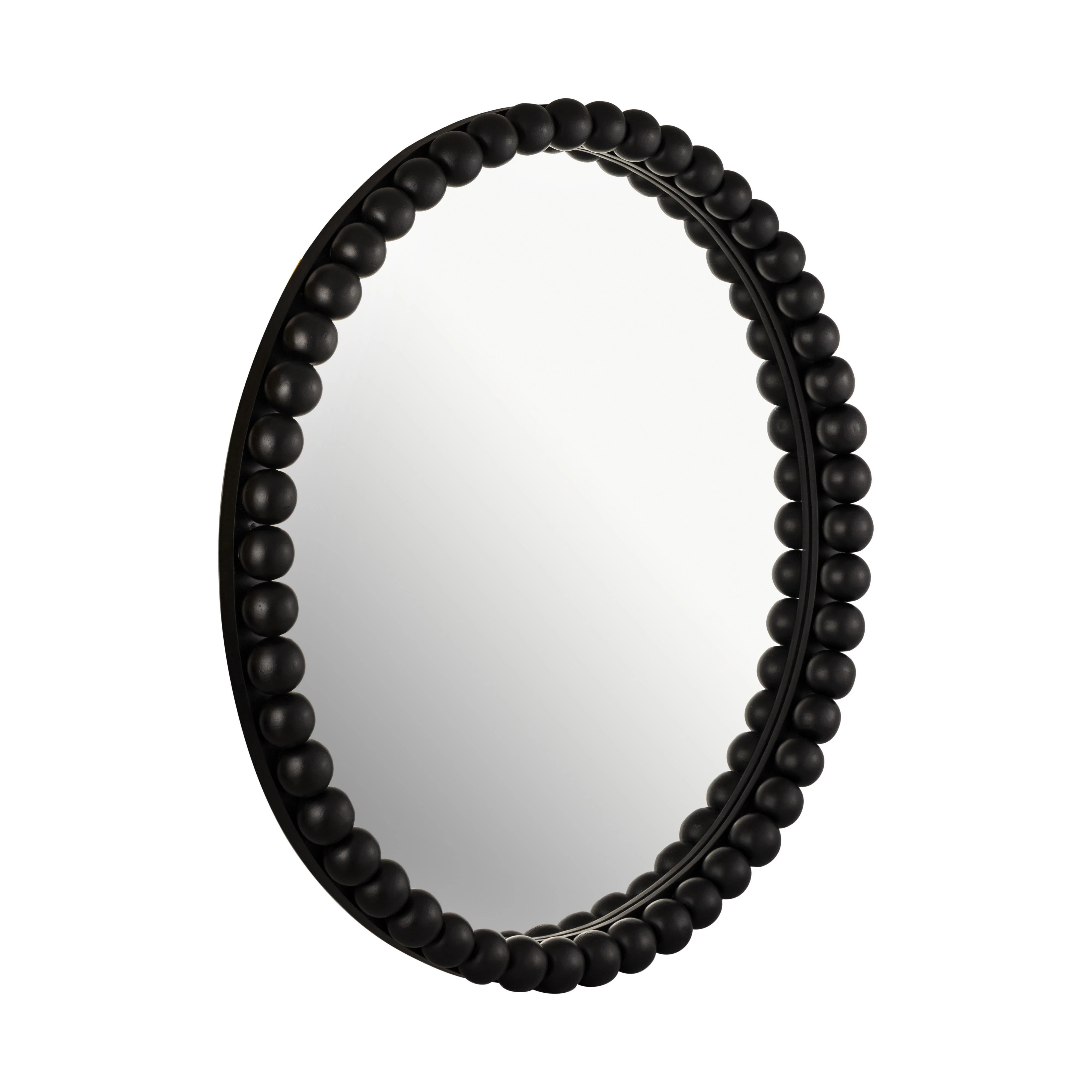 Tov Baria Black Wooden Mirror - Image 3