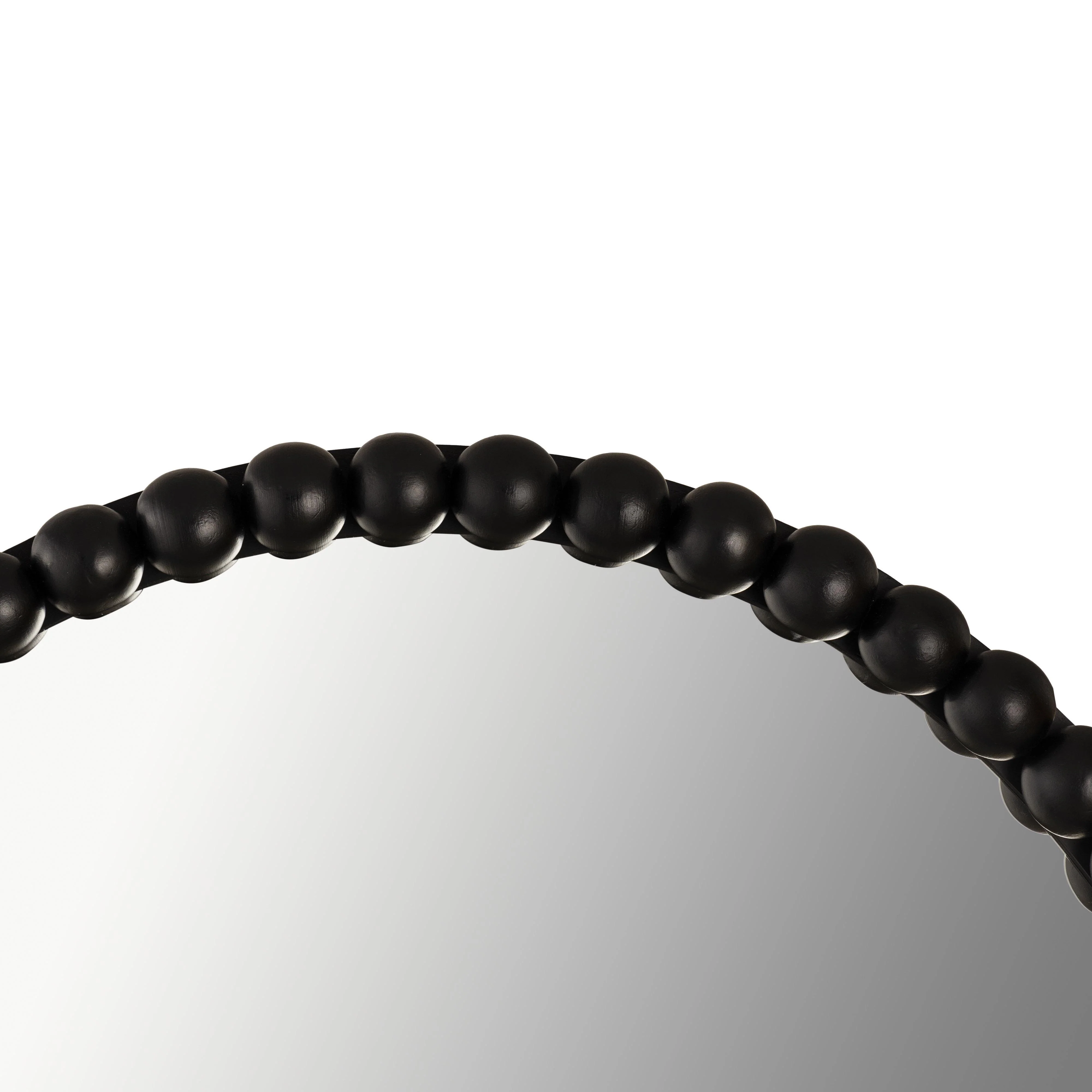 Tov Baria Black Wooden Mirror - Image 4