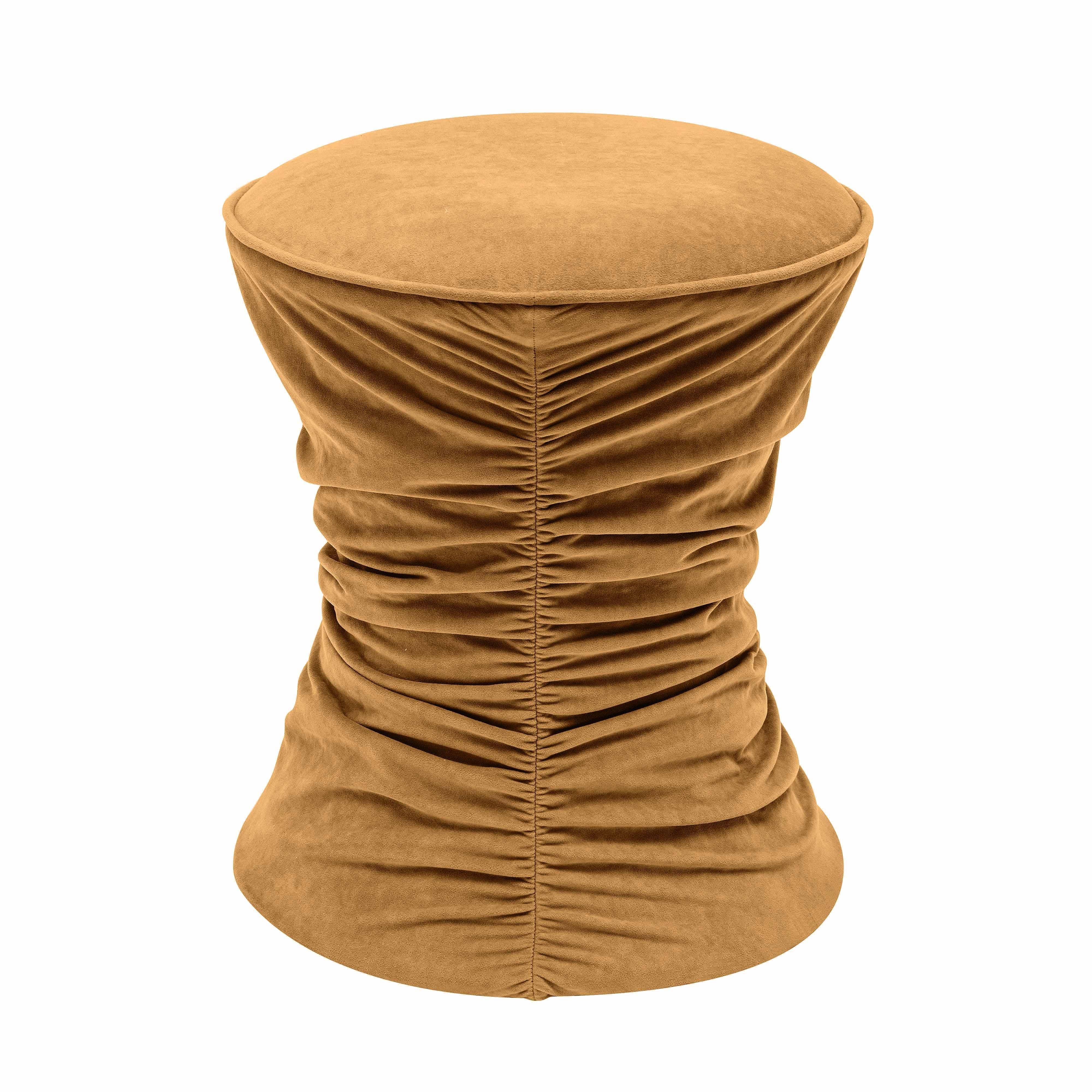 Tov Bounce Ruched Performance Velvet Adjustable Ottoman - Image 6