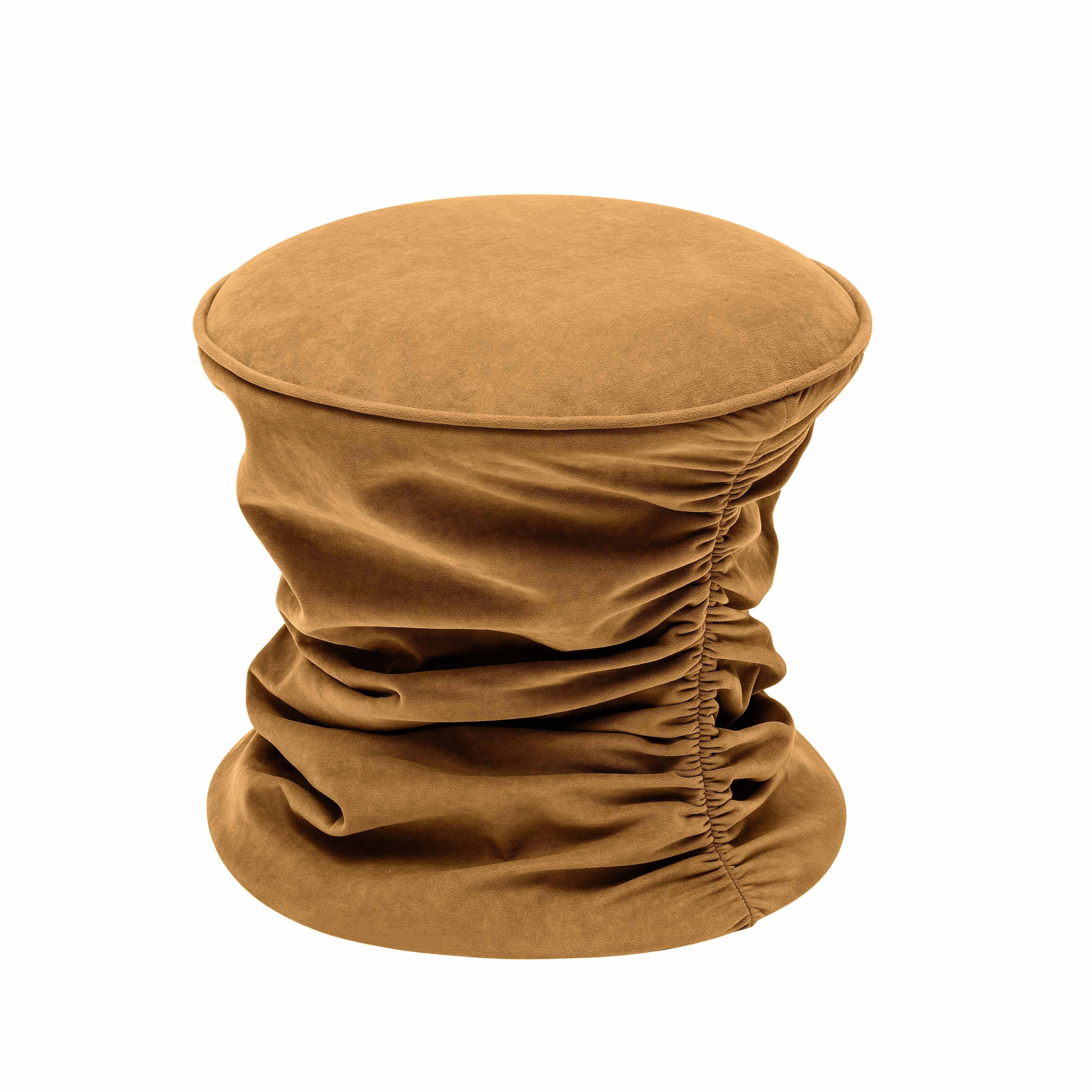 Tov Bounce Ruched Performance Velvet Adjustable Ottoman - Image 7