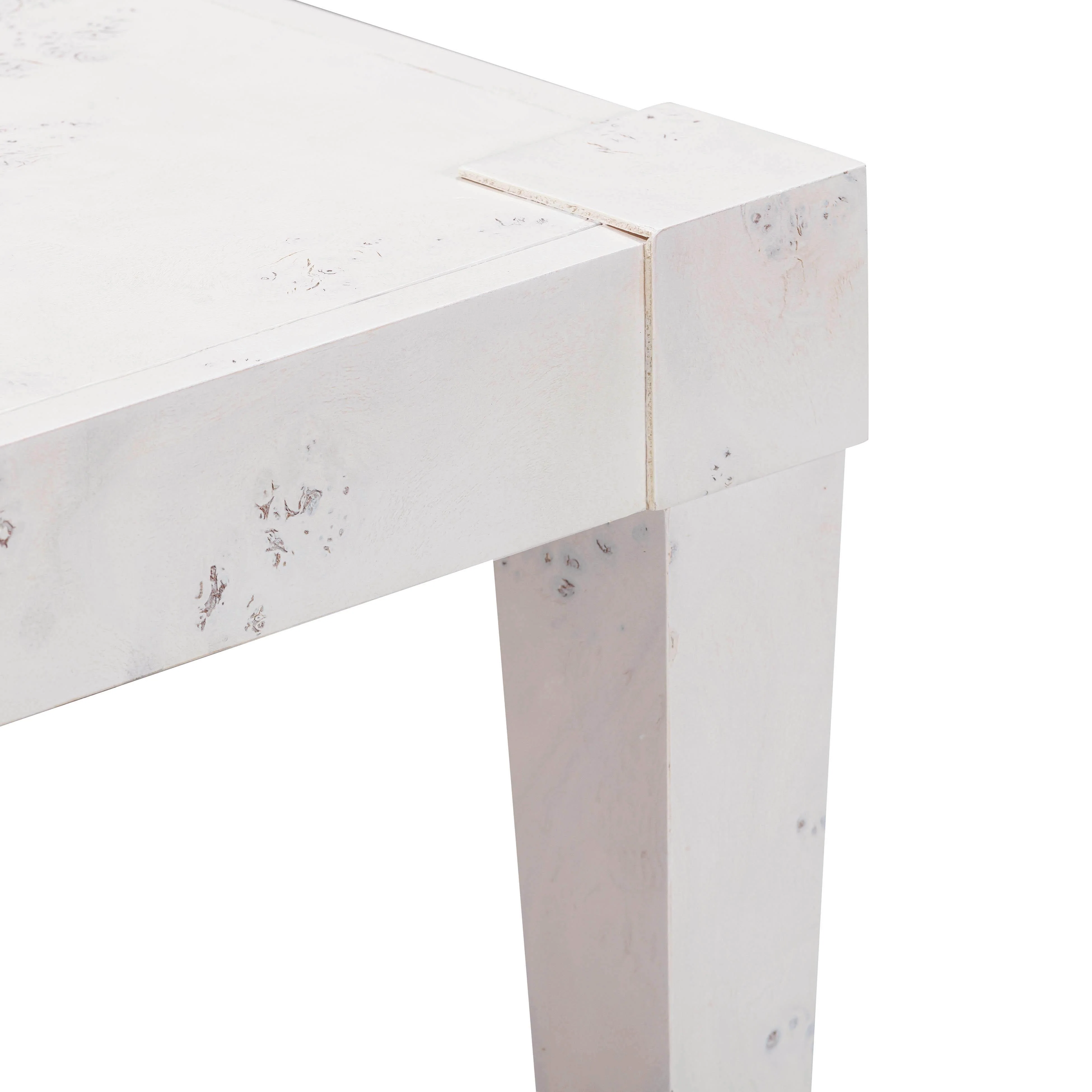 Tov Brandyss White Burl Work Desk - Image 3