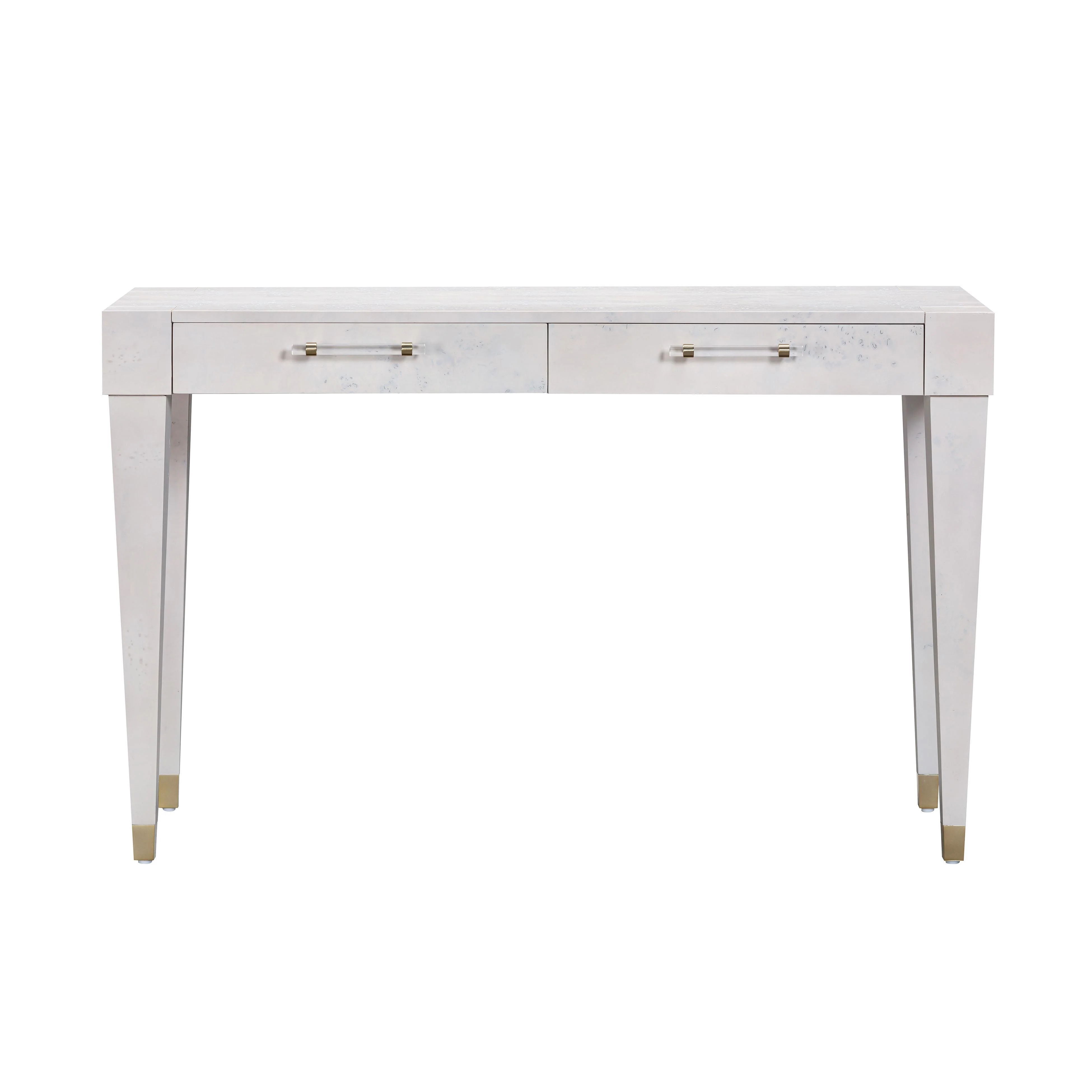 Tov Brandyss White Burl Work Desk - Image 5