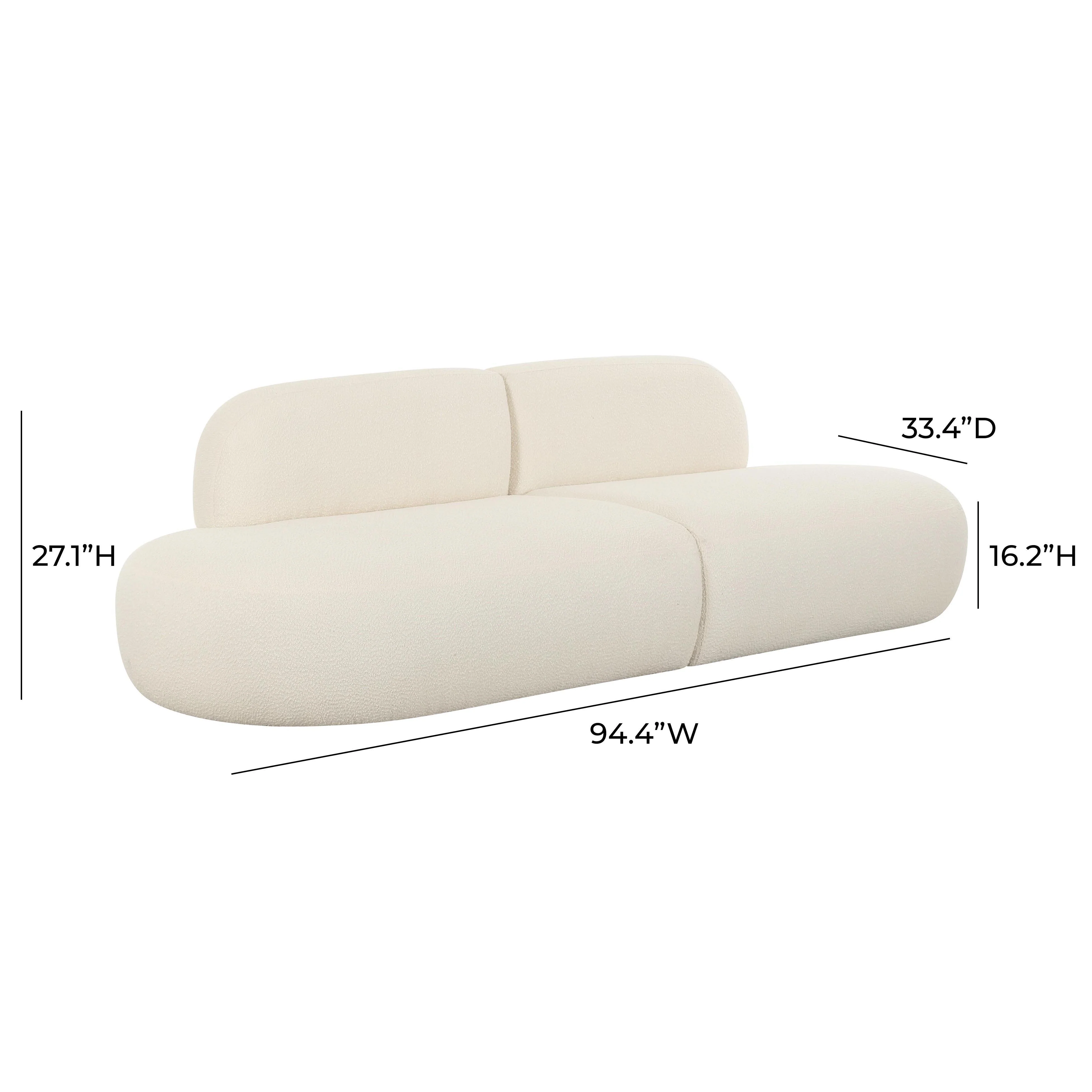 Tov Broohah 94" Performance Fabric Sofa - Image 6