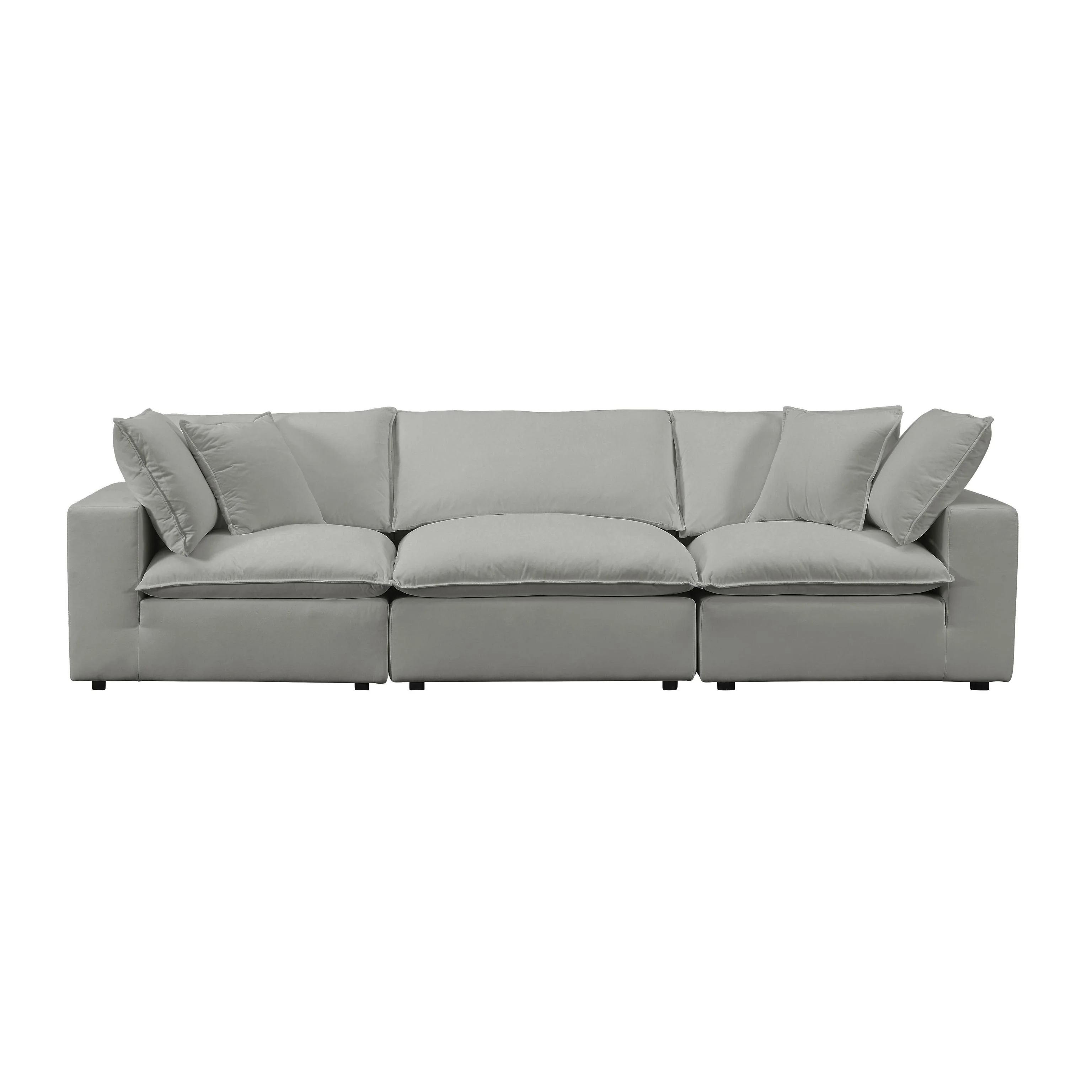 Tov Cali 120" Performance Fabric Modular Sofa - Image 3