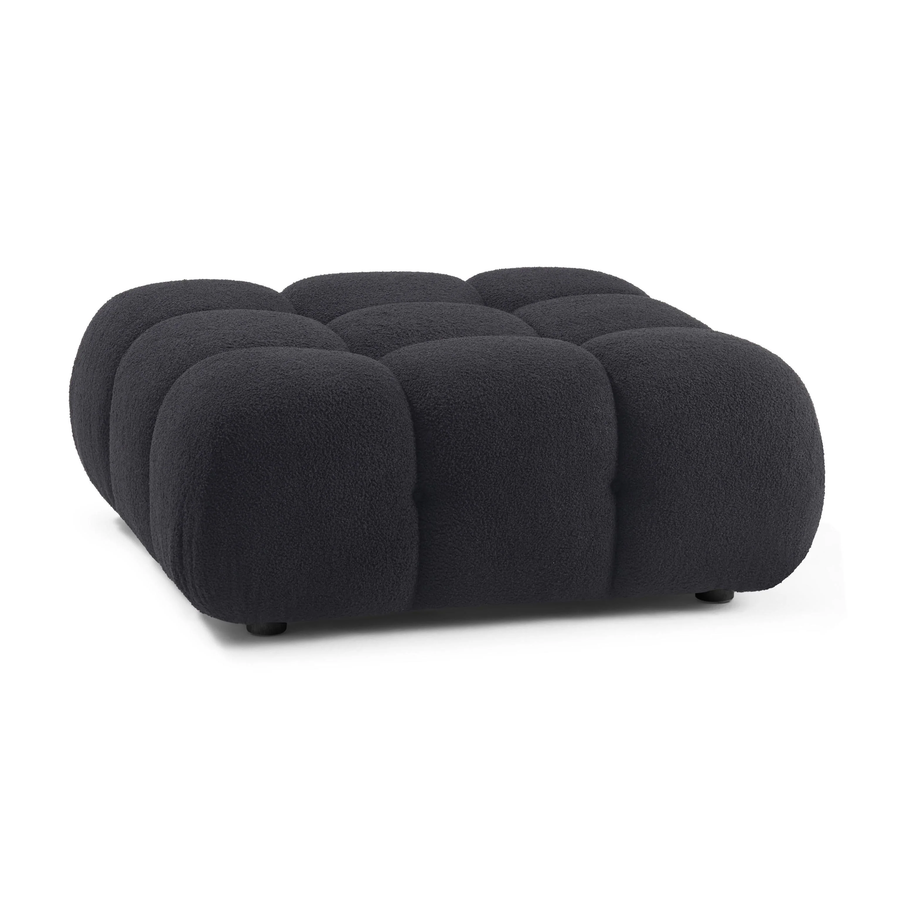 Tov Calliope Performance Vegan Shearling Modular Ottoman