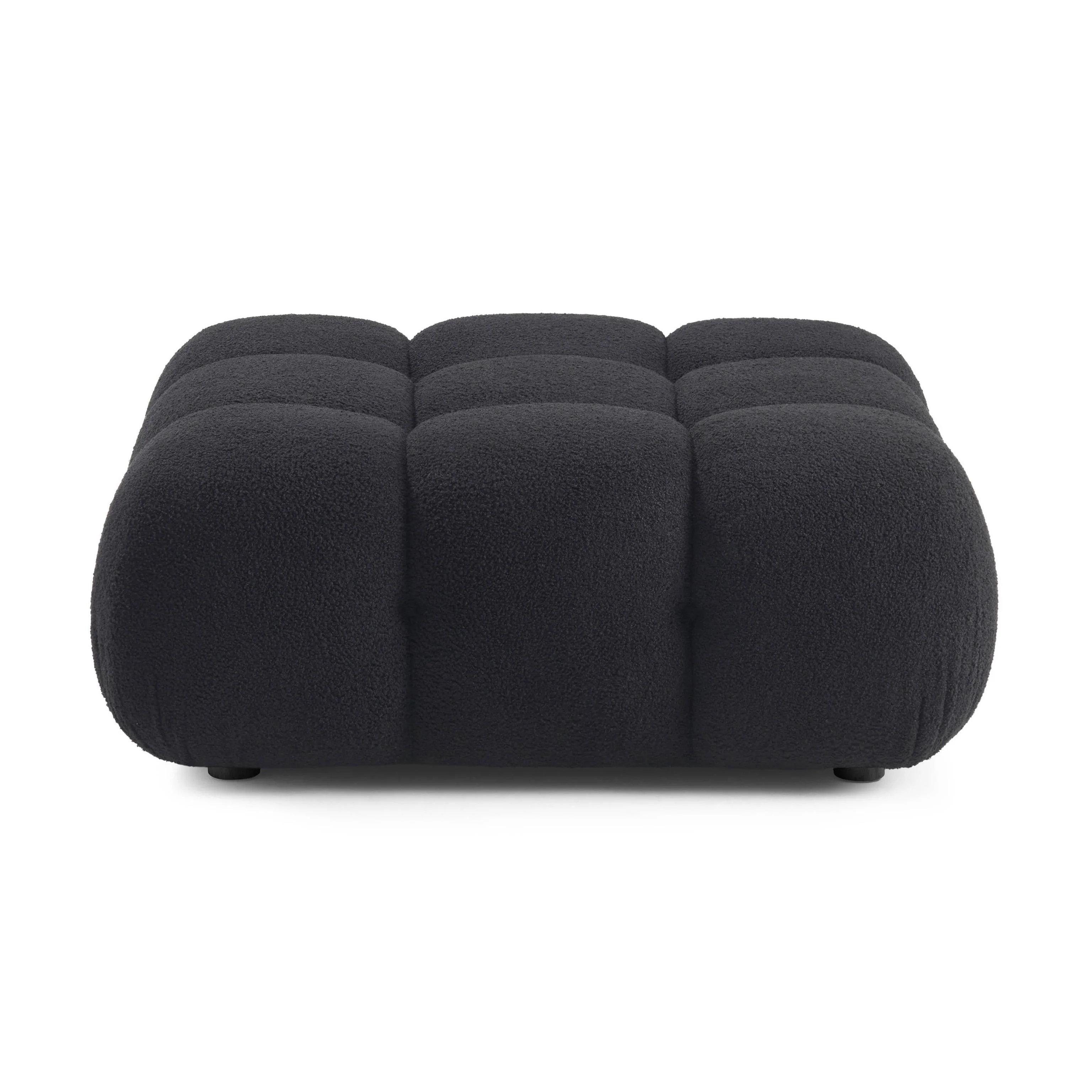 Tov Calliope Performance Vegan Shearling Modular Ottoman - Image 6