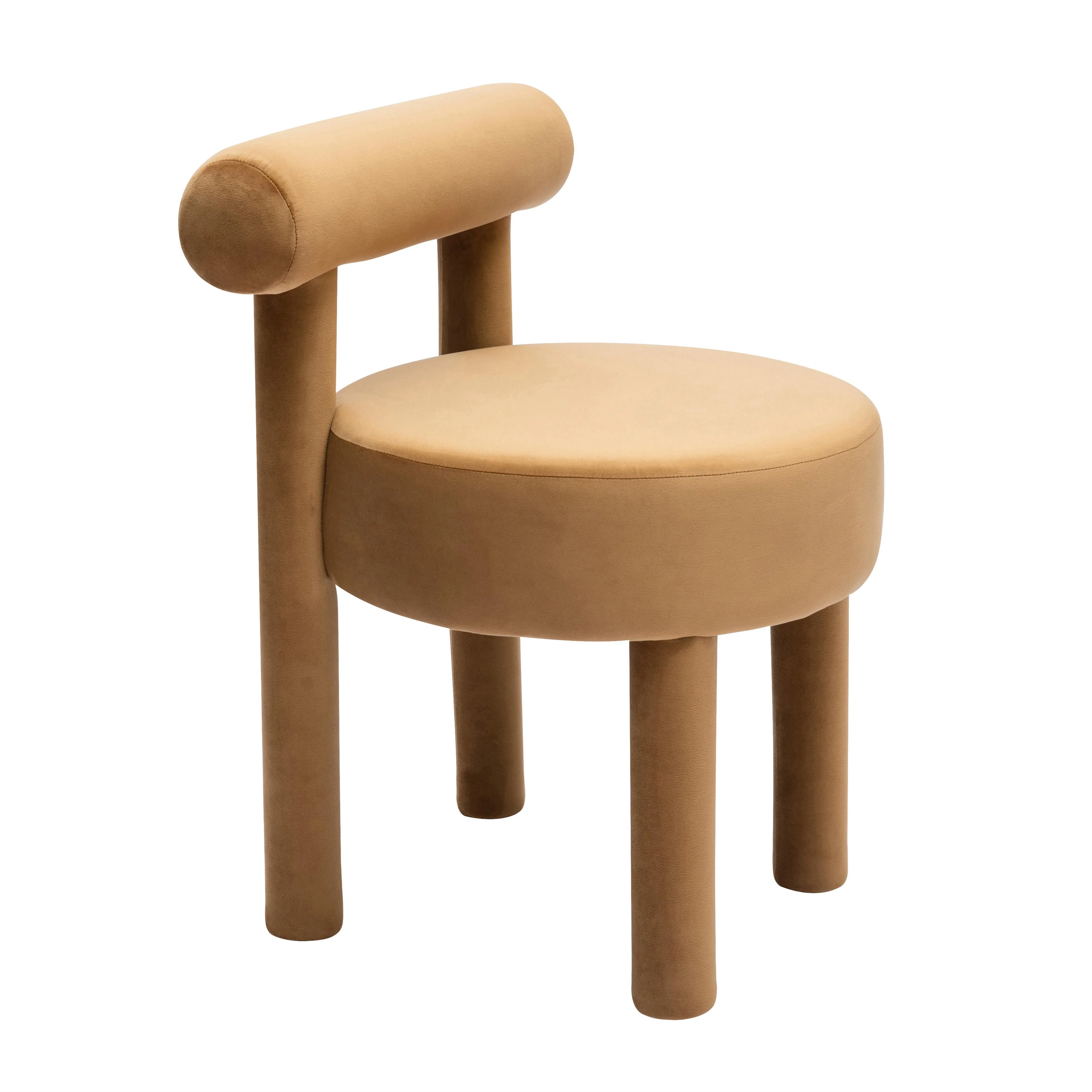 Tov Carmel Cognac Velvet Dining Chair - Image 6