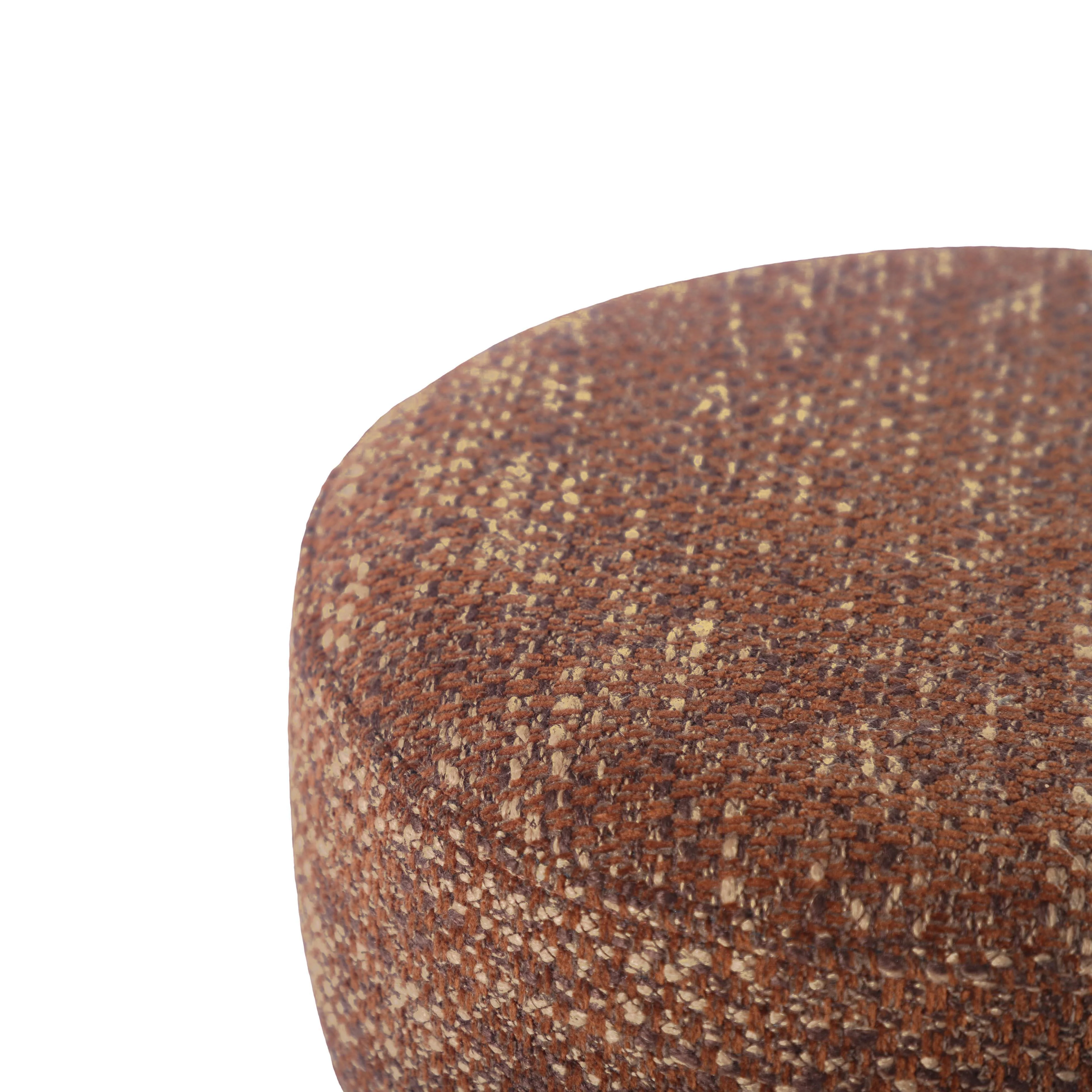 Tov Claire Nubby Performance Fabric Accent Stool - Image 5