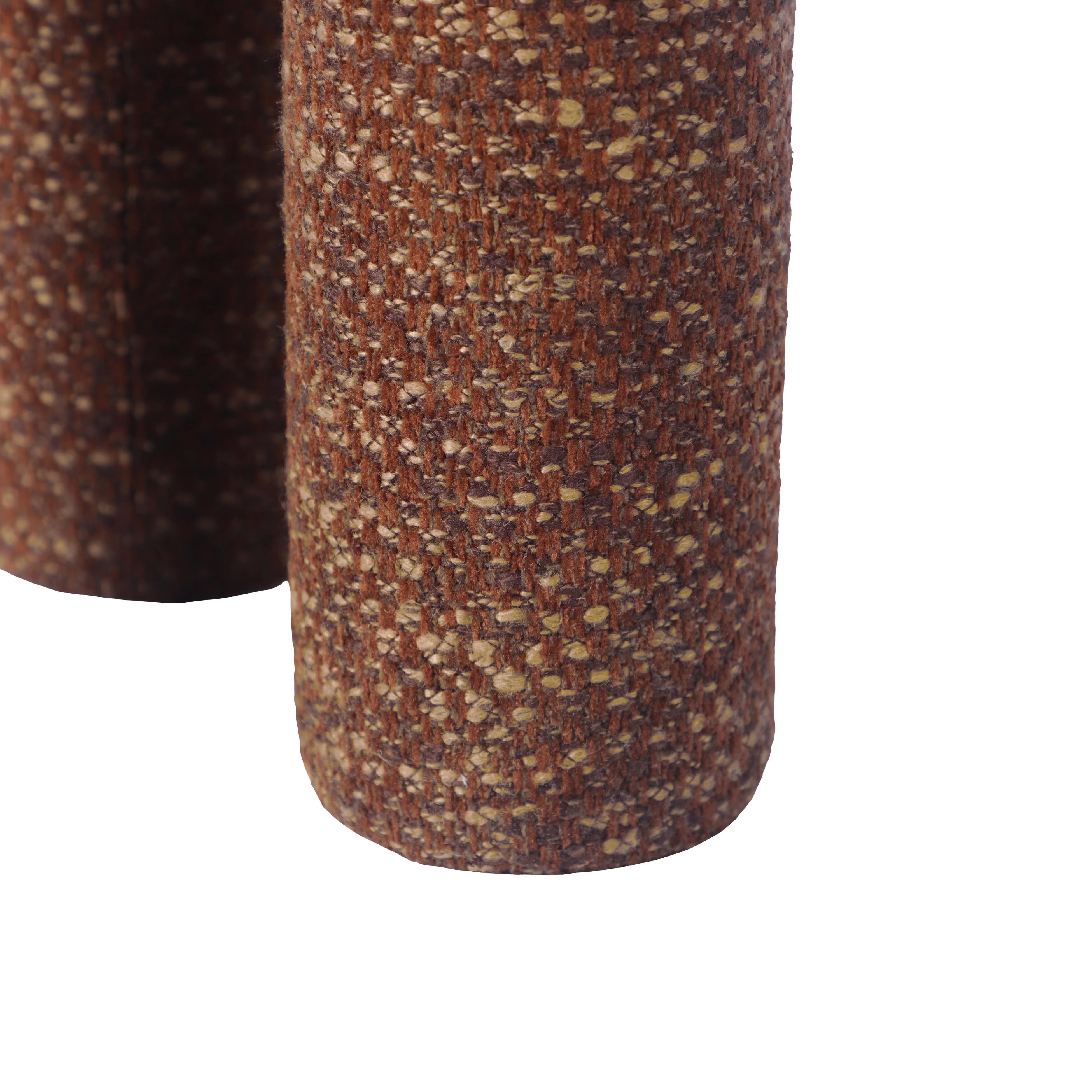 Tov Claire Nubby Performance Fabric Accent Stool - Image 6