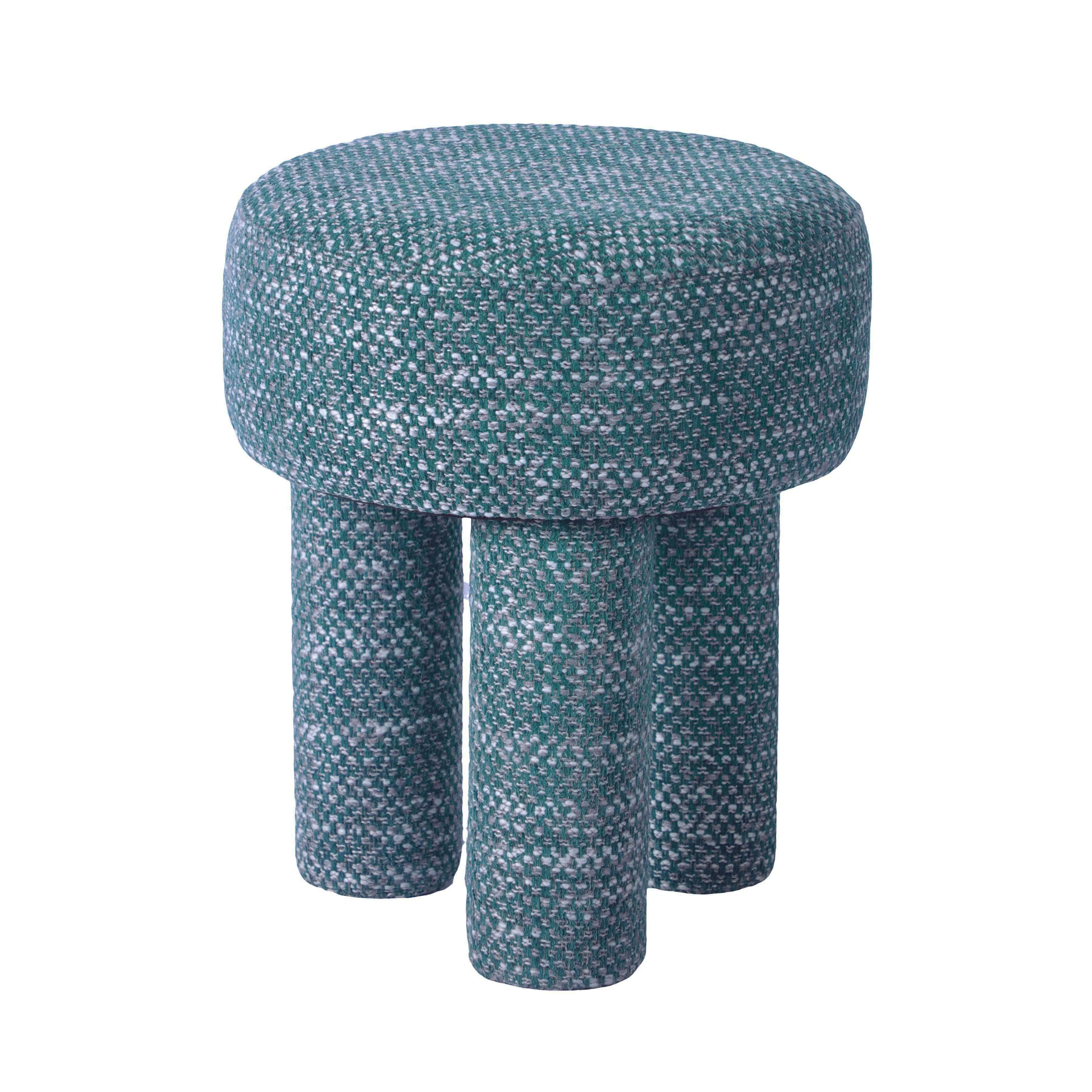 Tov Claire Teal Knubby Stool
