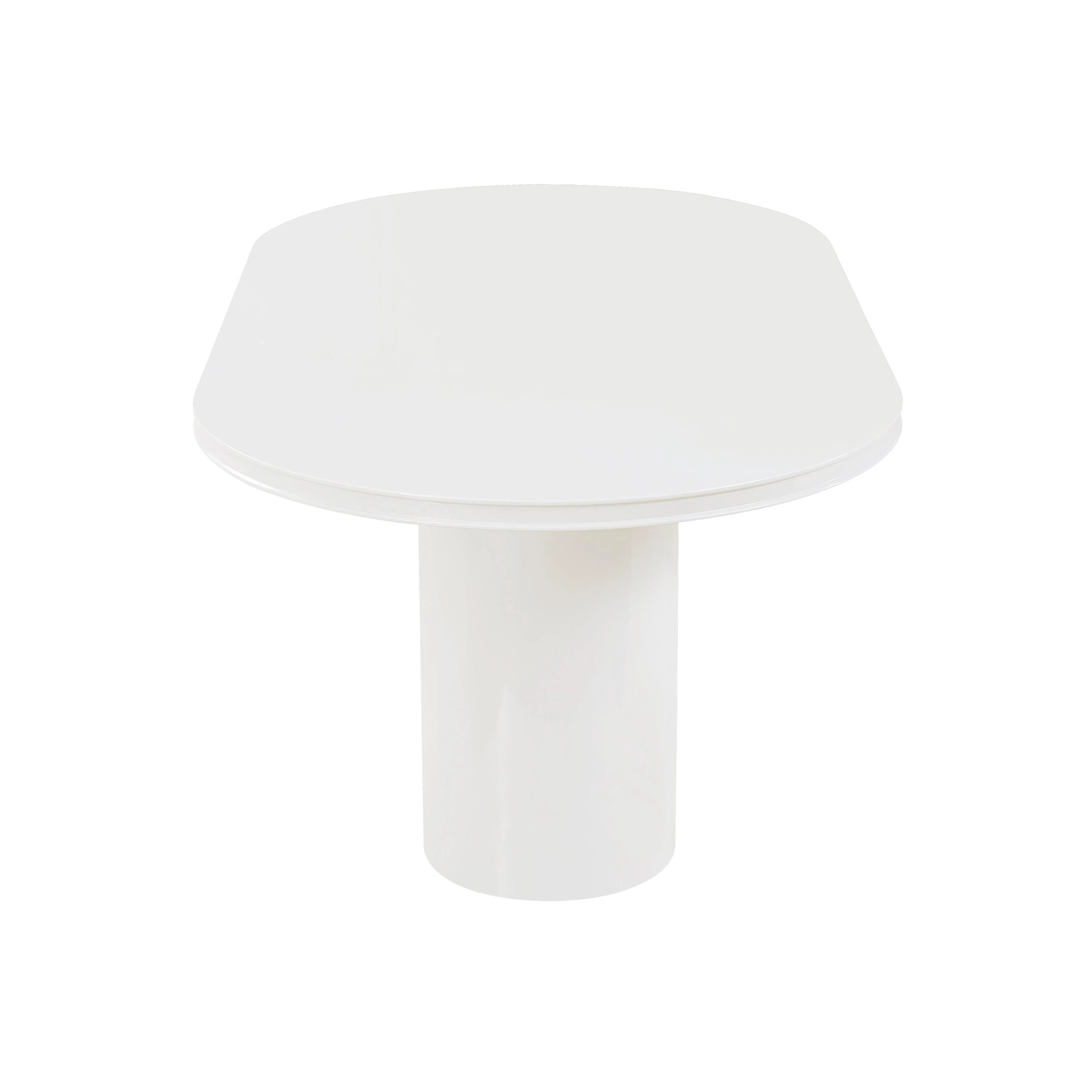 Tov Elora 79" Lacquer Oval Dining Table - Image 3