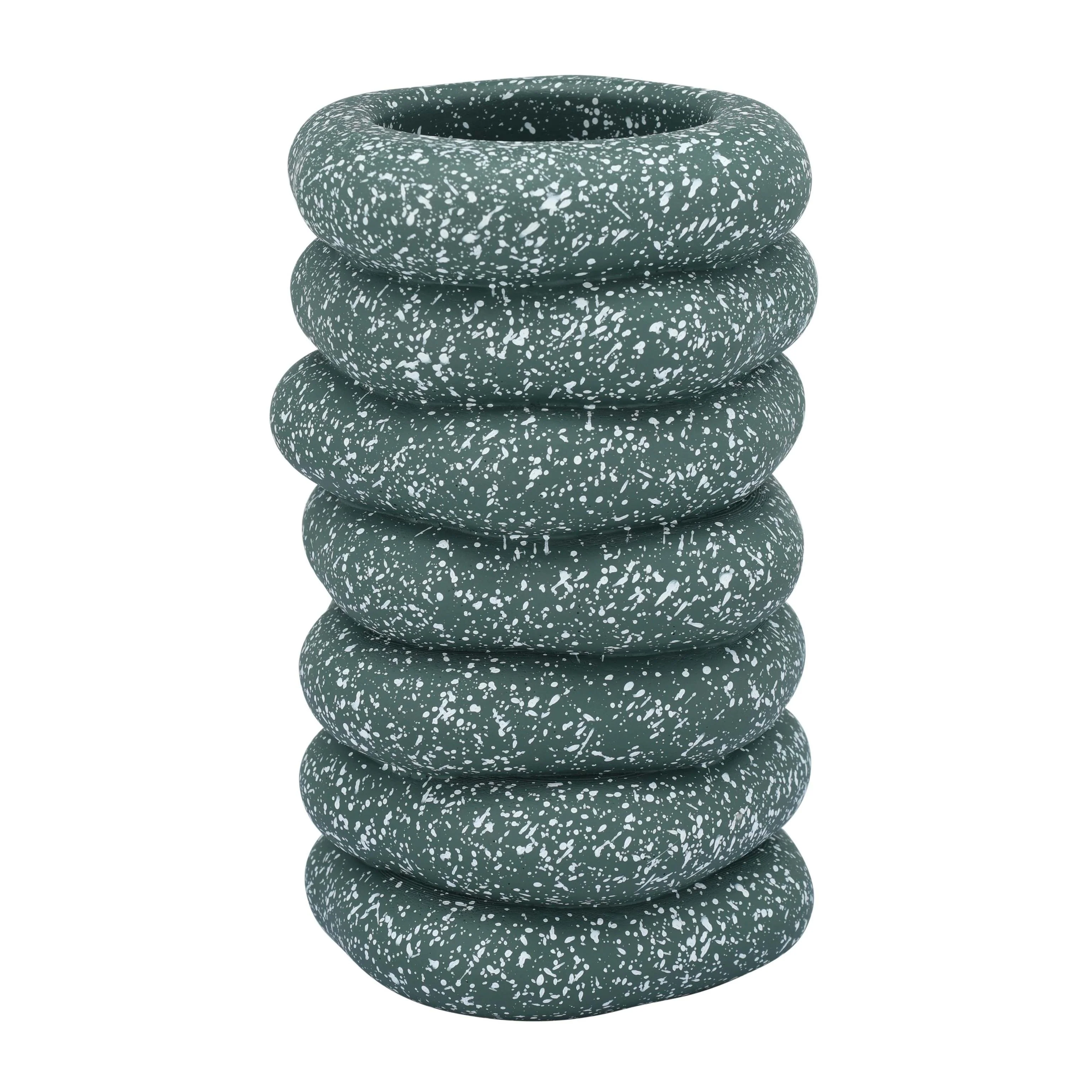 Tov Gabby Speckled Cairn Vase