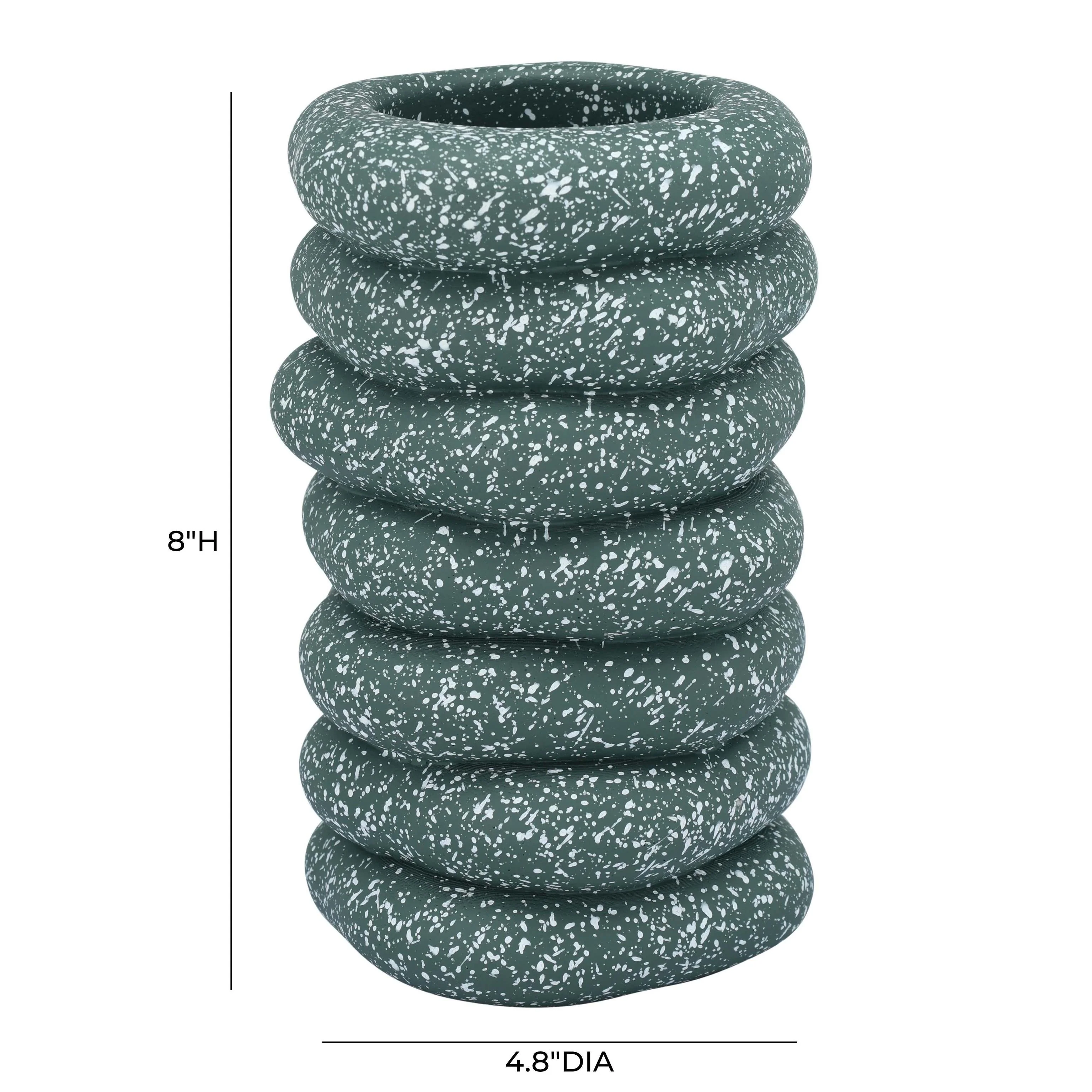 Tov Gabby Speckled Cairn Vase - Image 3