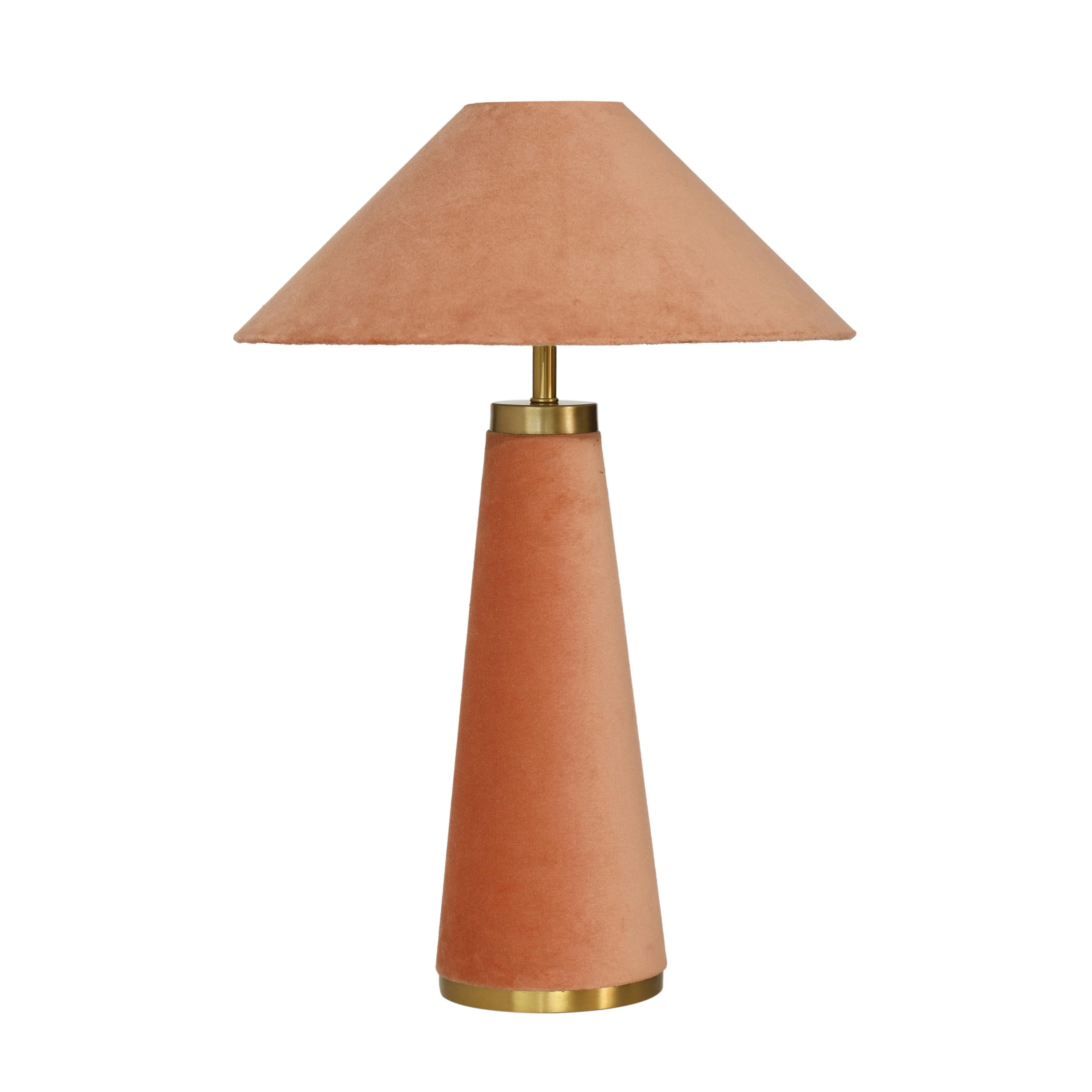 Tov Graham Terracotta Velvet Table Lamp
