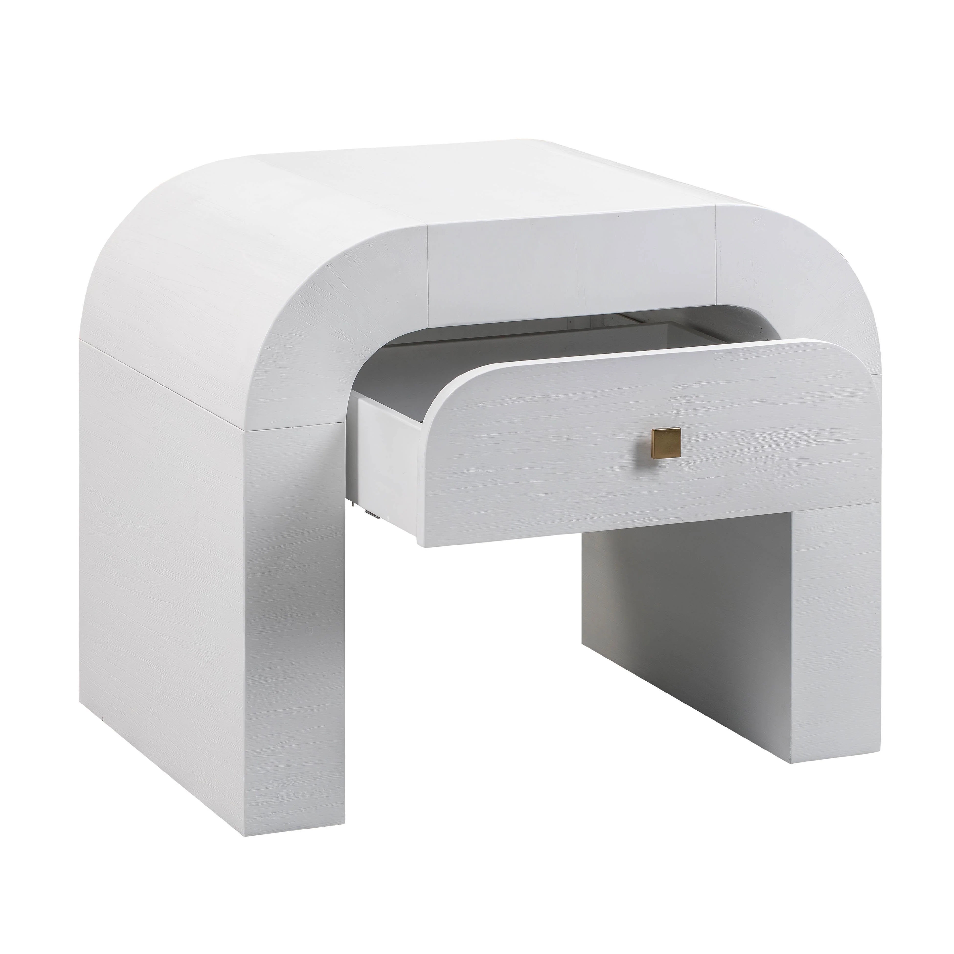 Tov Hump 26" Arched Nightstand With Drawer - Image 7