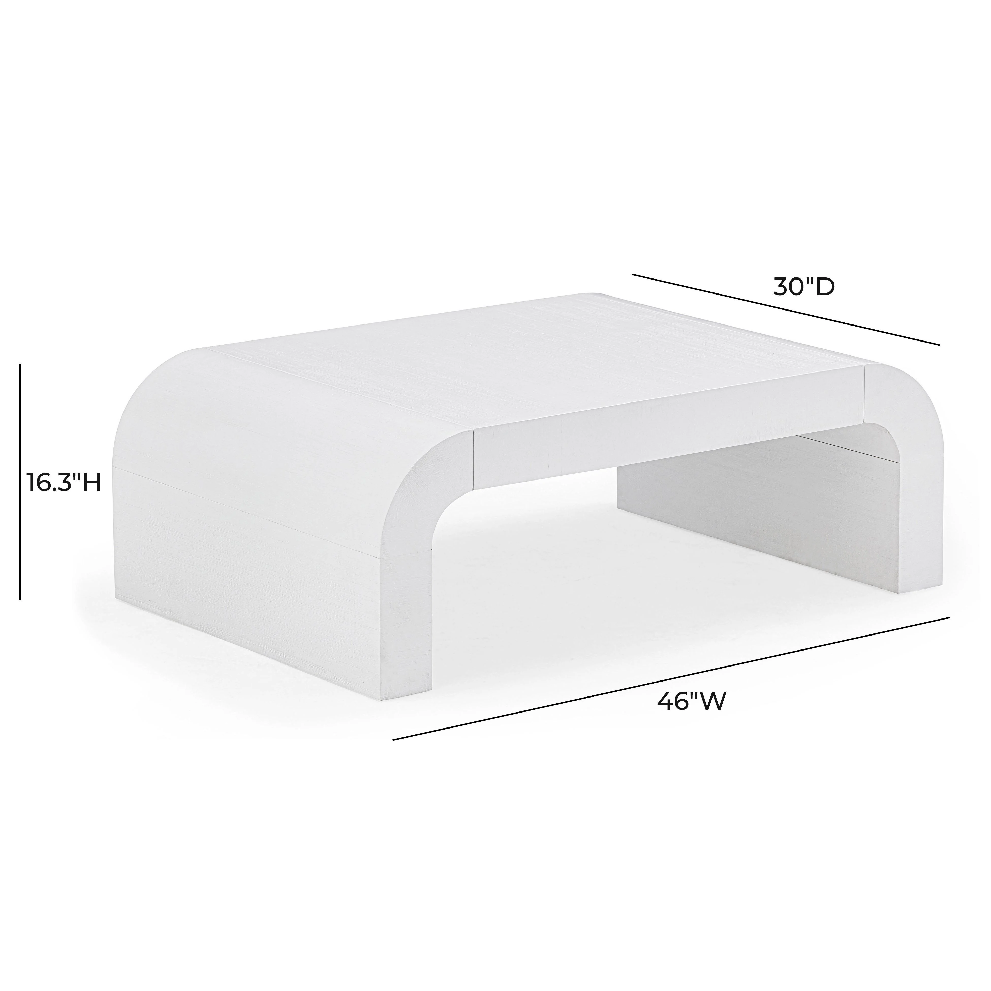 Tov Hump 46" Arched Coffee Table - Image 6
