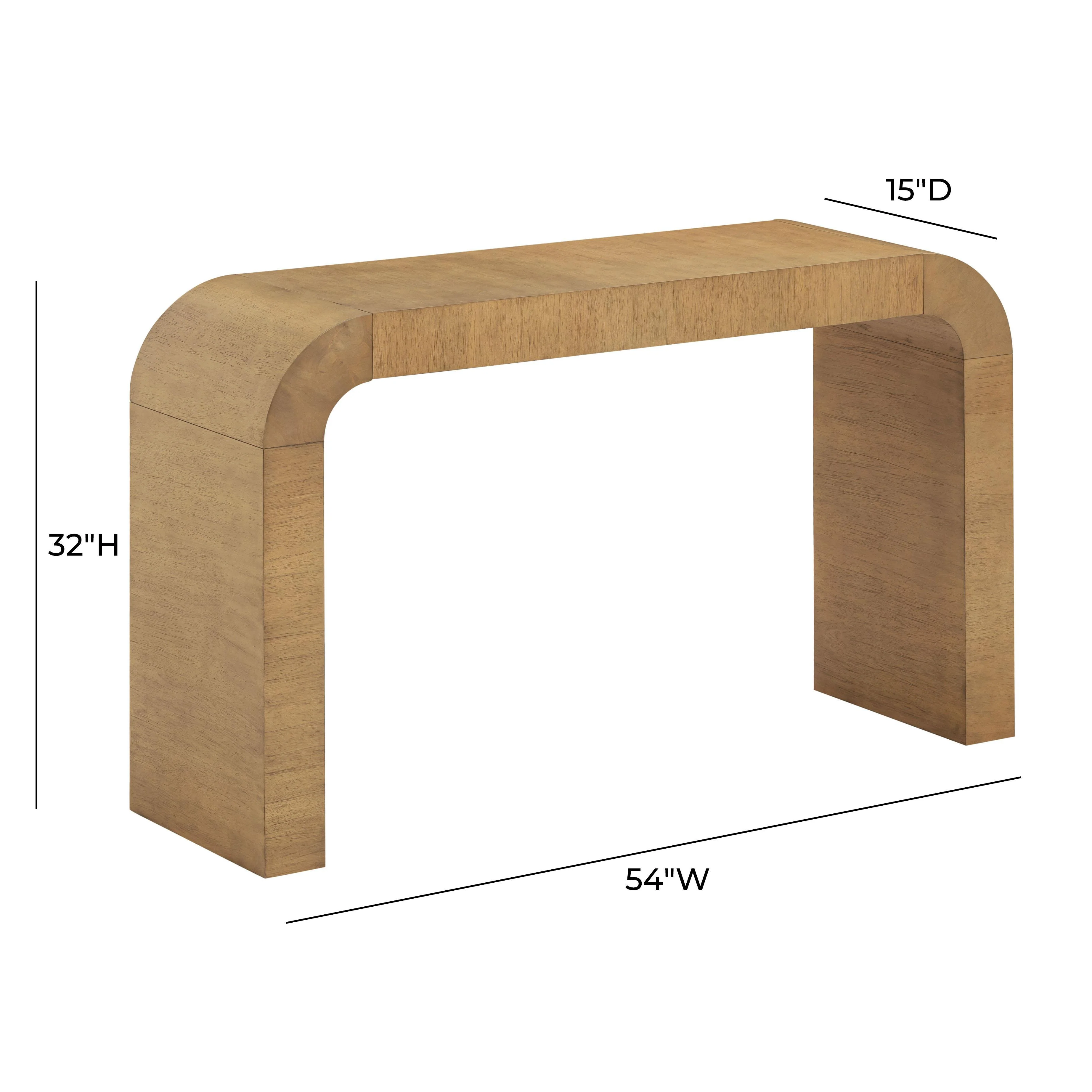 Tov Hump Natural Console Table - Image 9