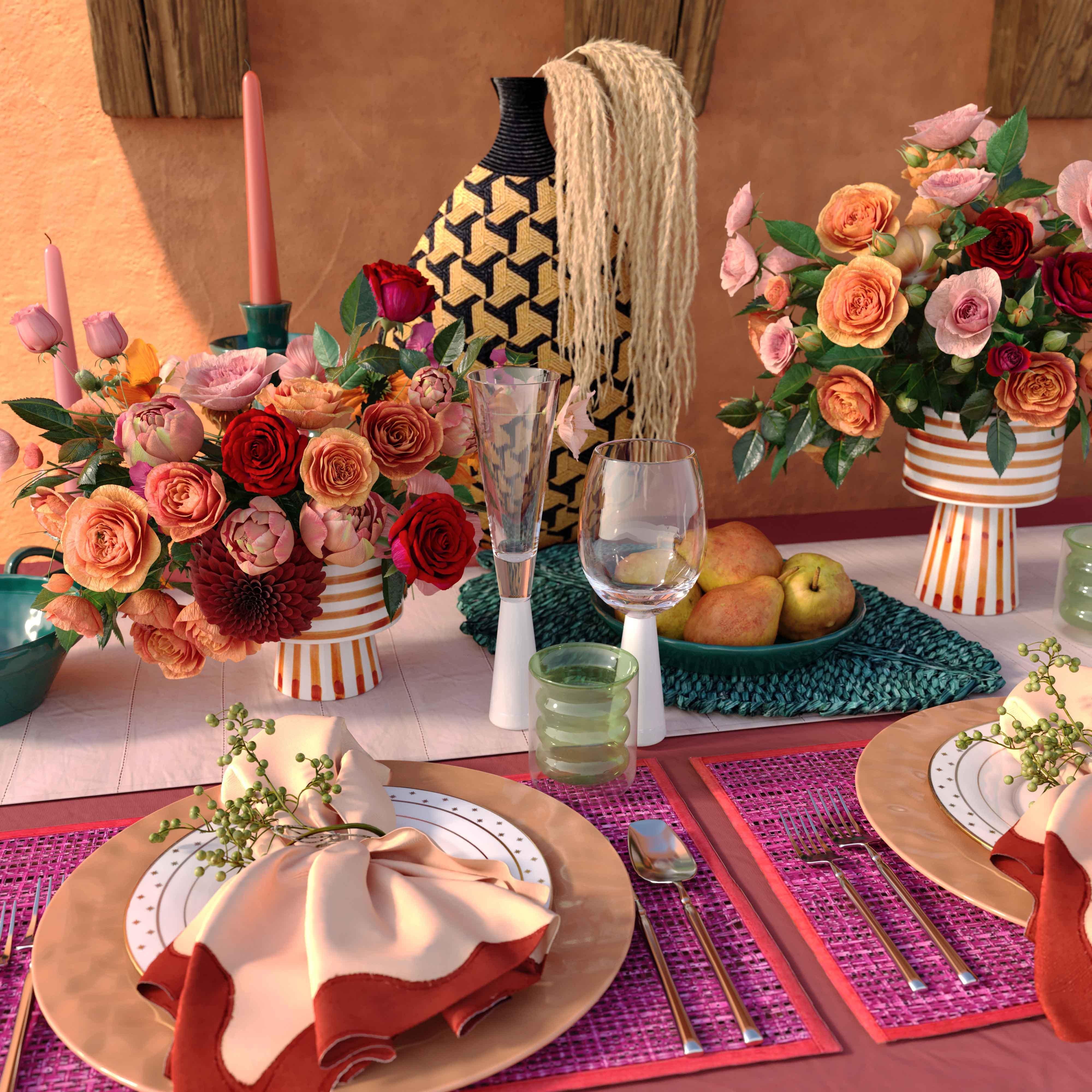 Tov Jahia Geometric Decorative Vase - Image 3