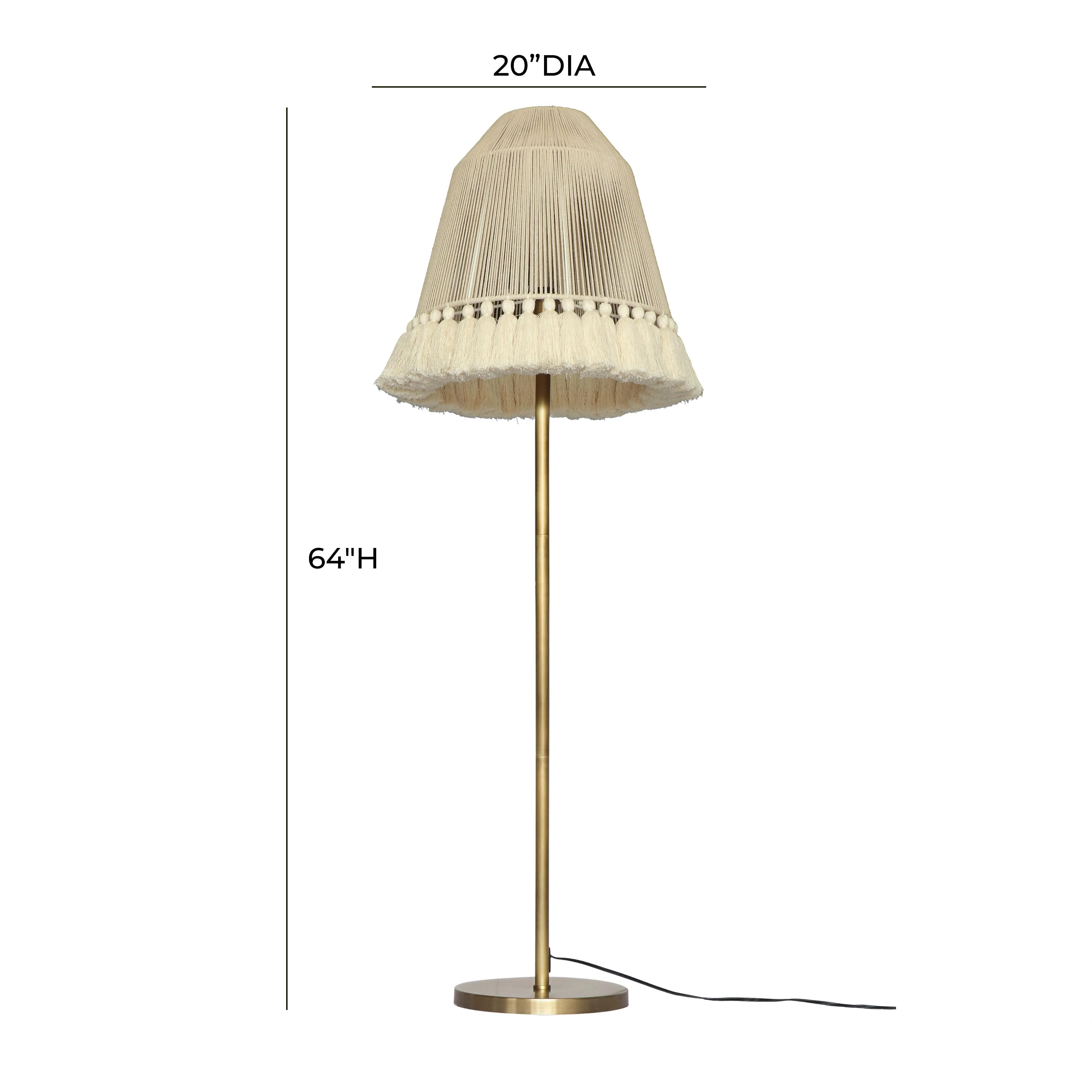 Tov June White Floor Lamp Tall - Image 5