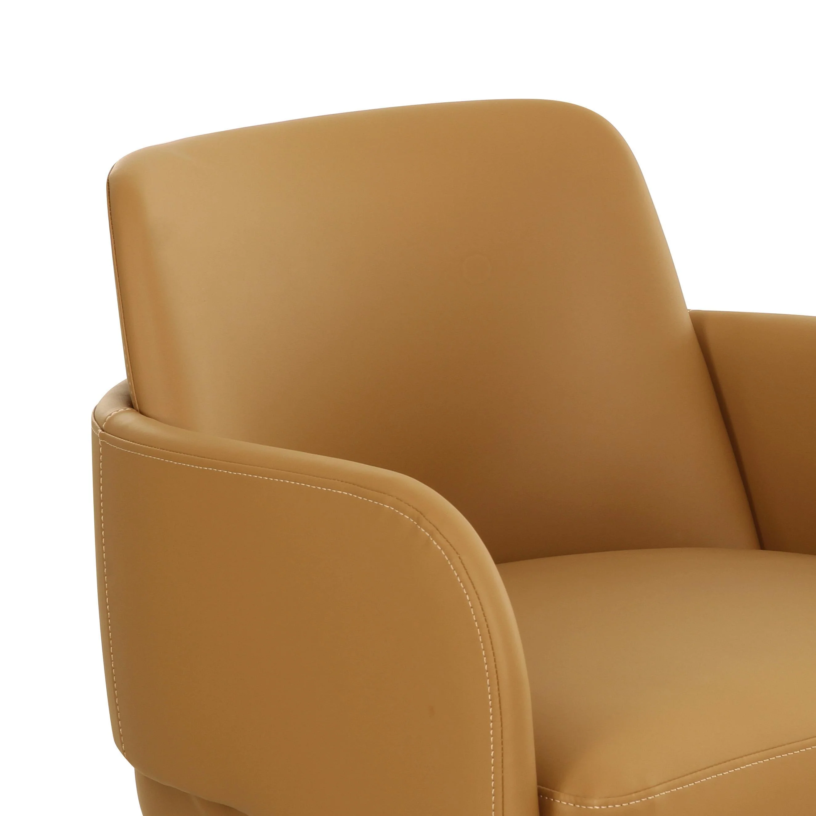 Tov Leo Tan Performance Vegan Leather Dining Chair - Image 6