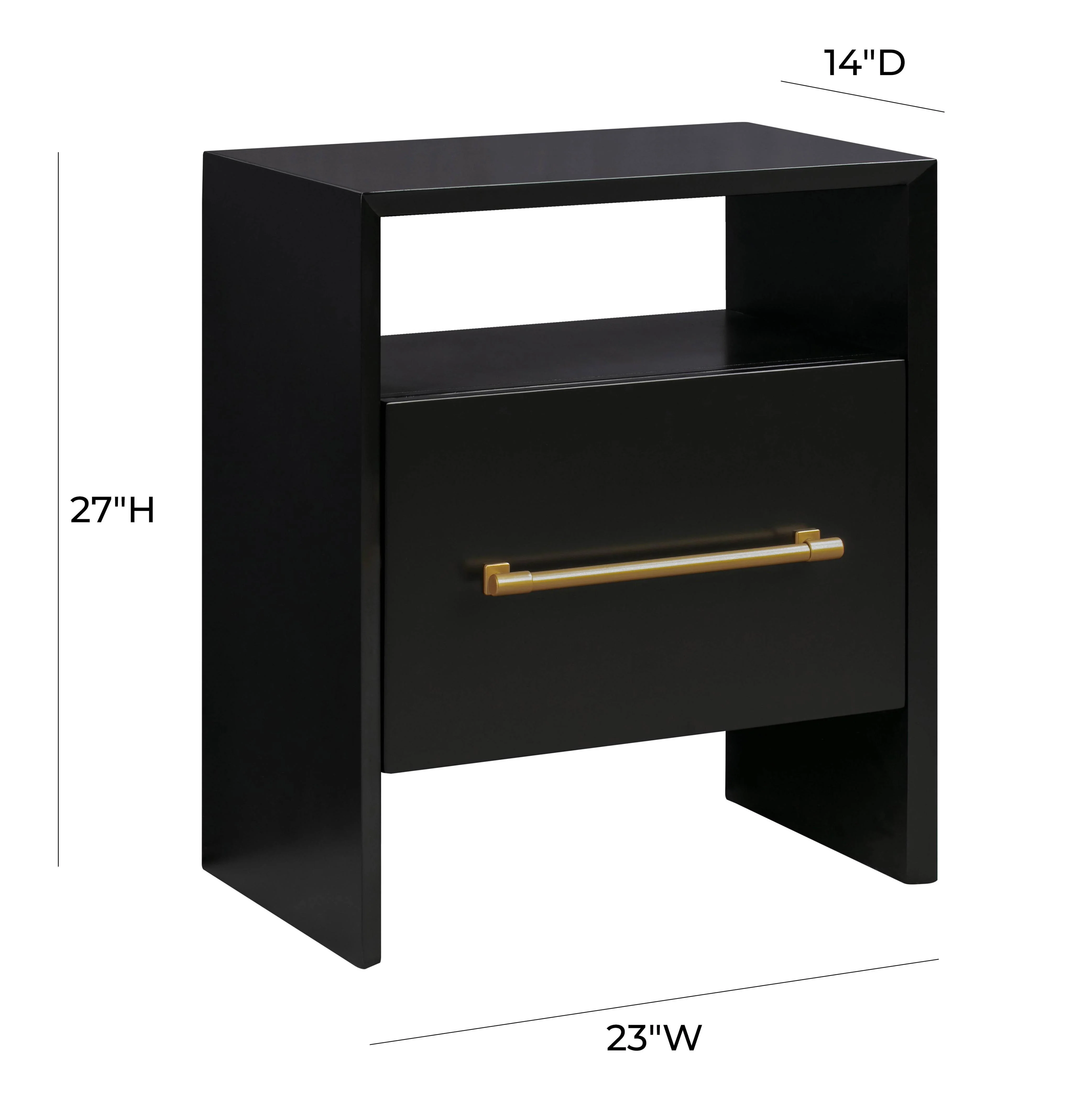 Tov Libre Black Nightstand - Image 3