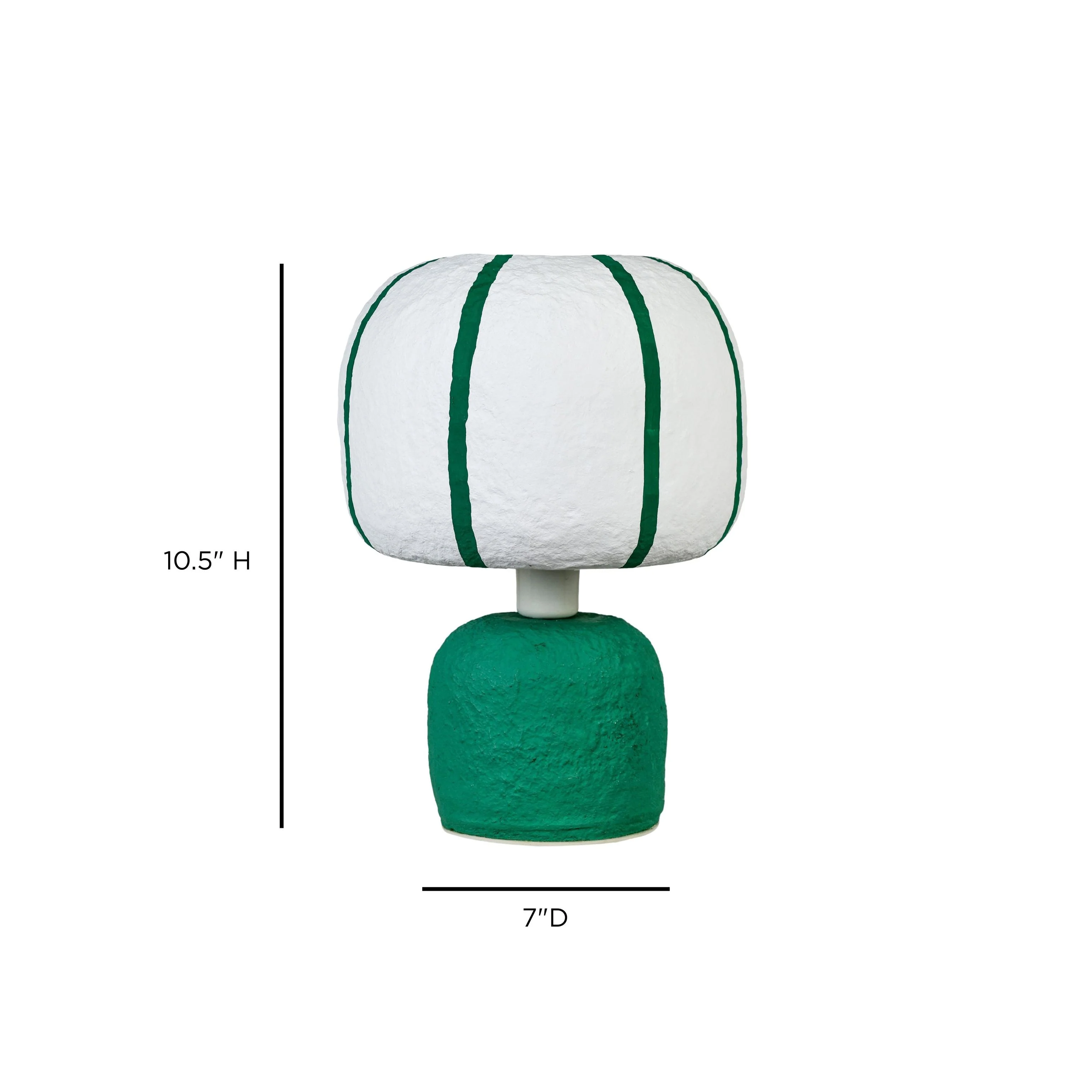 Tov Margate Cotton Mache Table Lamp - Image 5