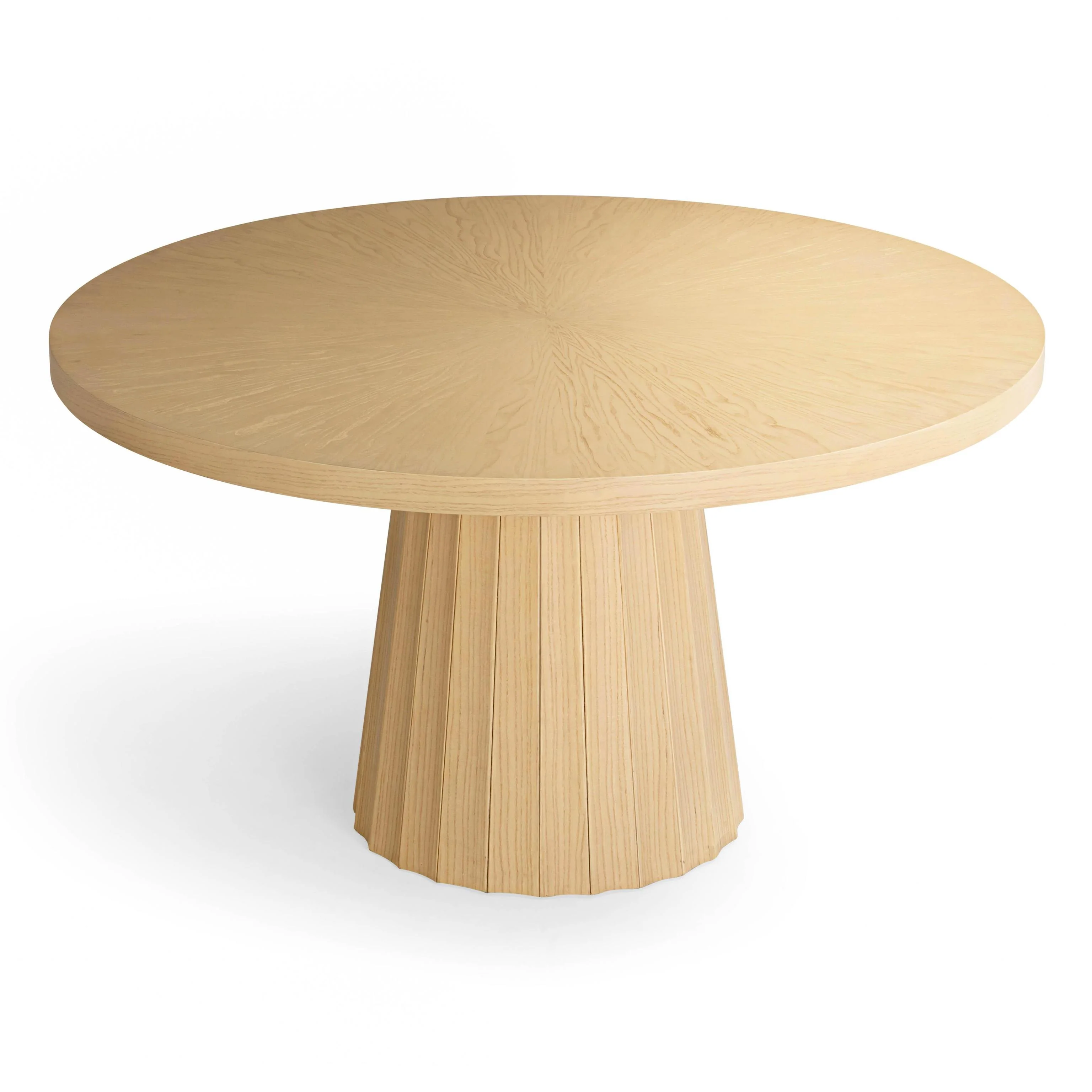 Tov Meri Natural Round Dining Table (41"-56") 56" - Image 2