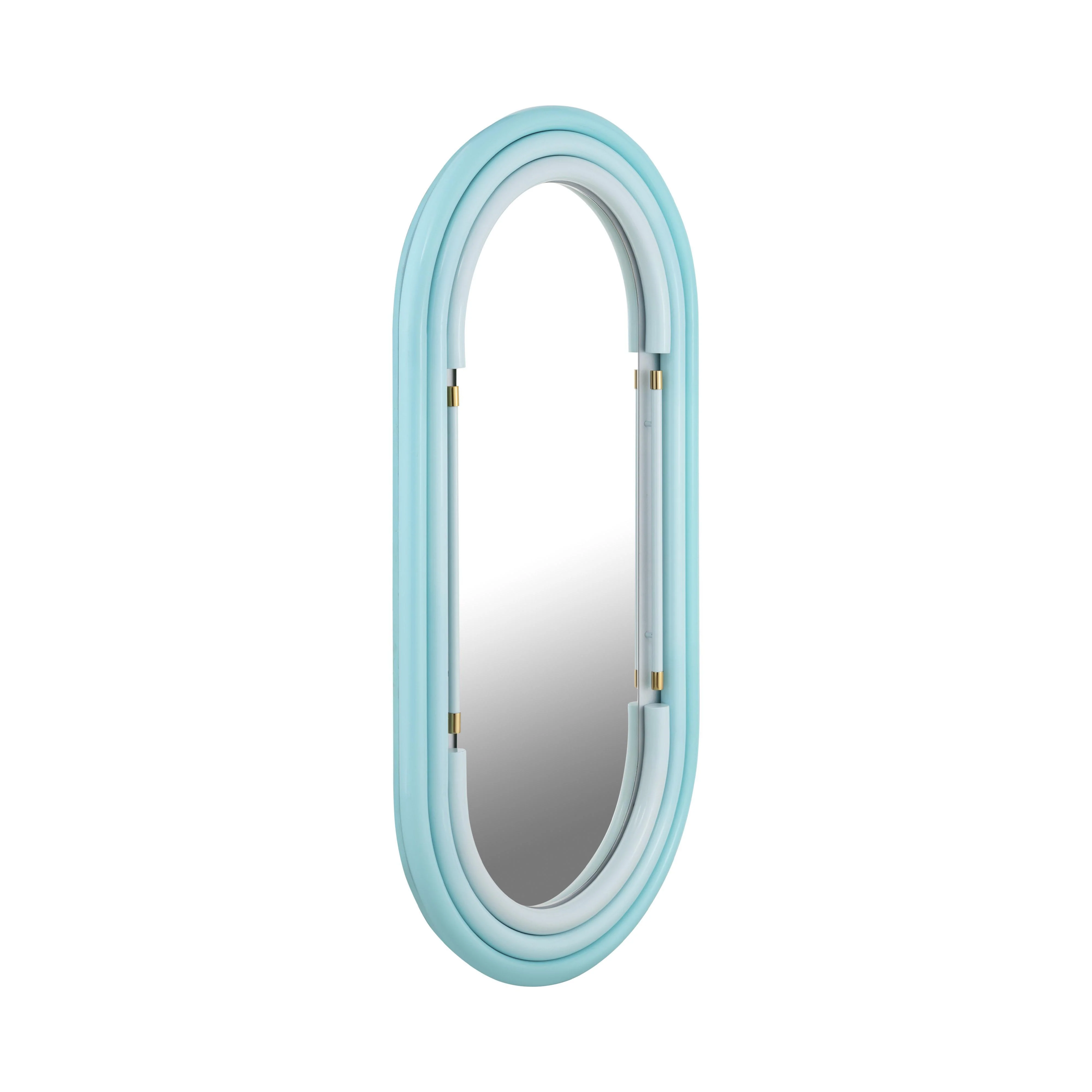 Tov Neon Oval Wall Mirror (26"X50"-28"X58") Medium - Image 4