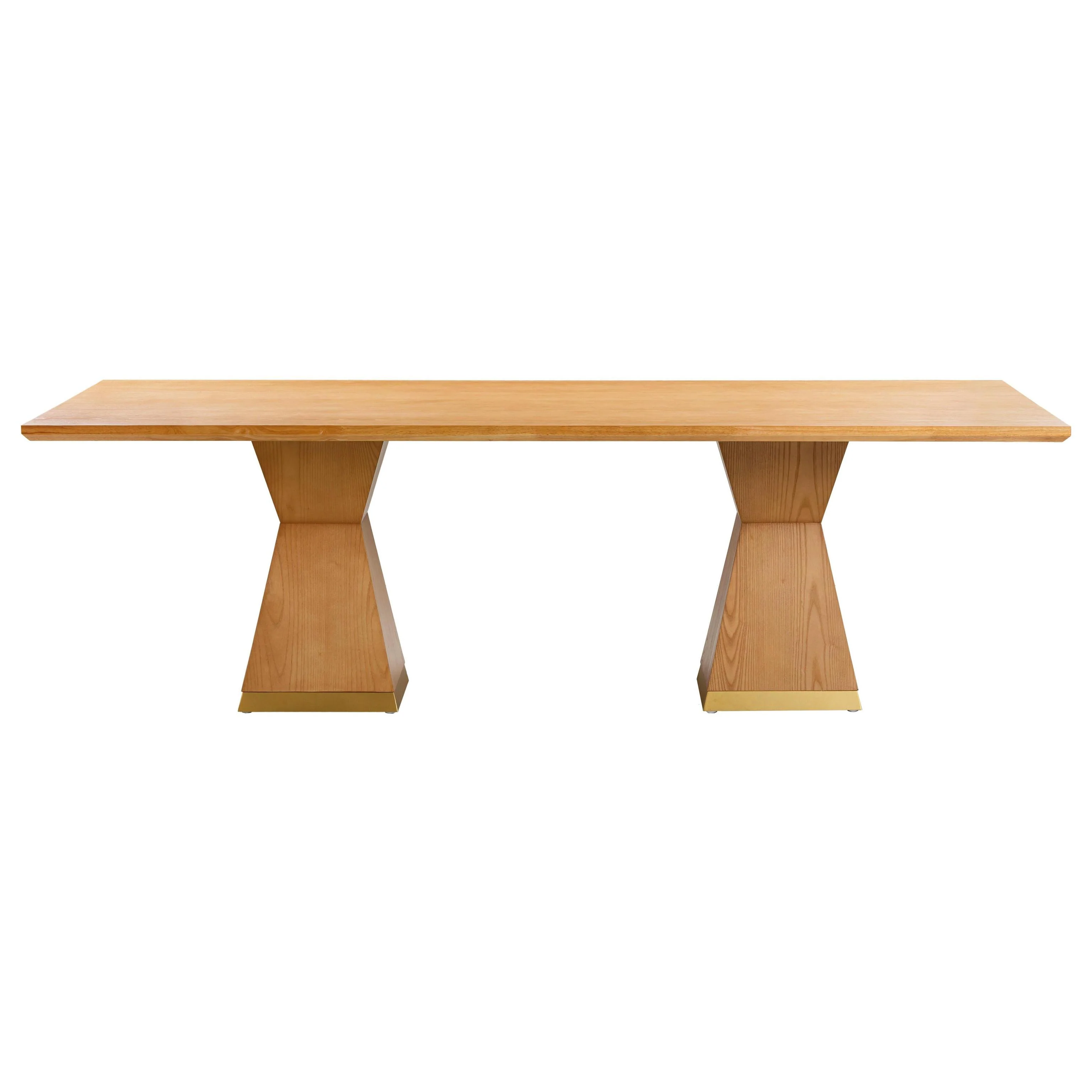 Tov Nolan 98" Wood Rectangular Dining Table - Image 3