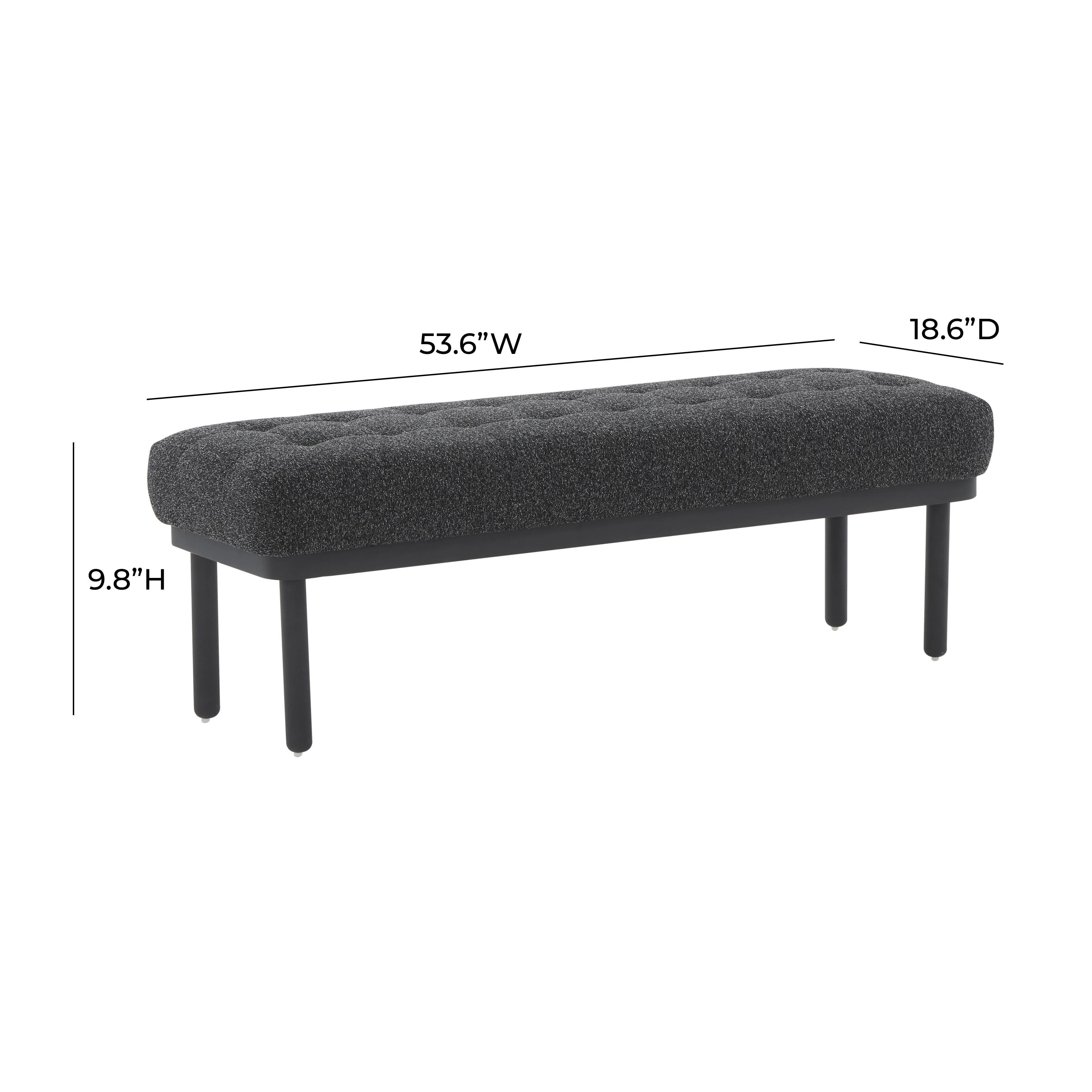 Tov Olivia 53" Performance Boucle Bench - Image 4