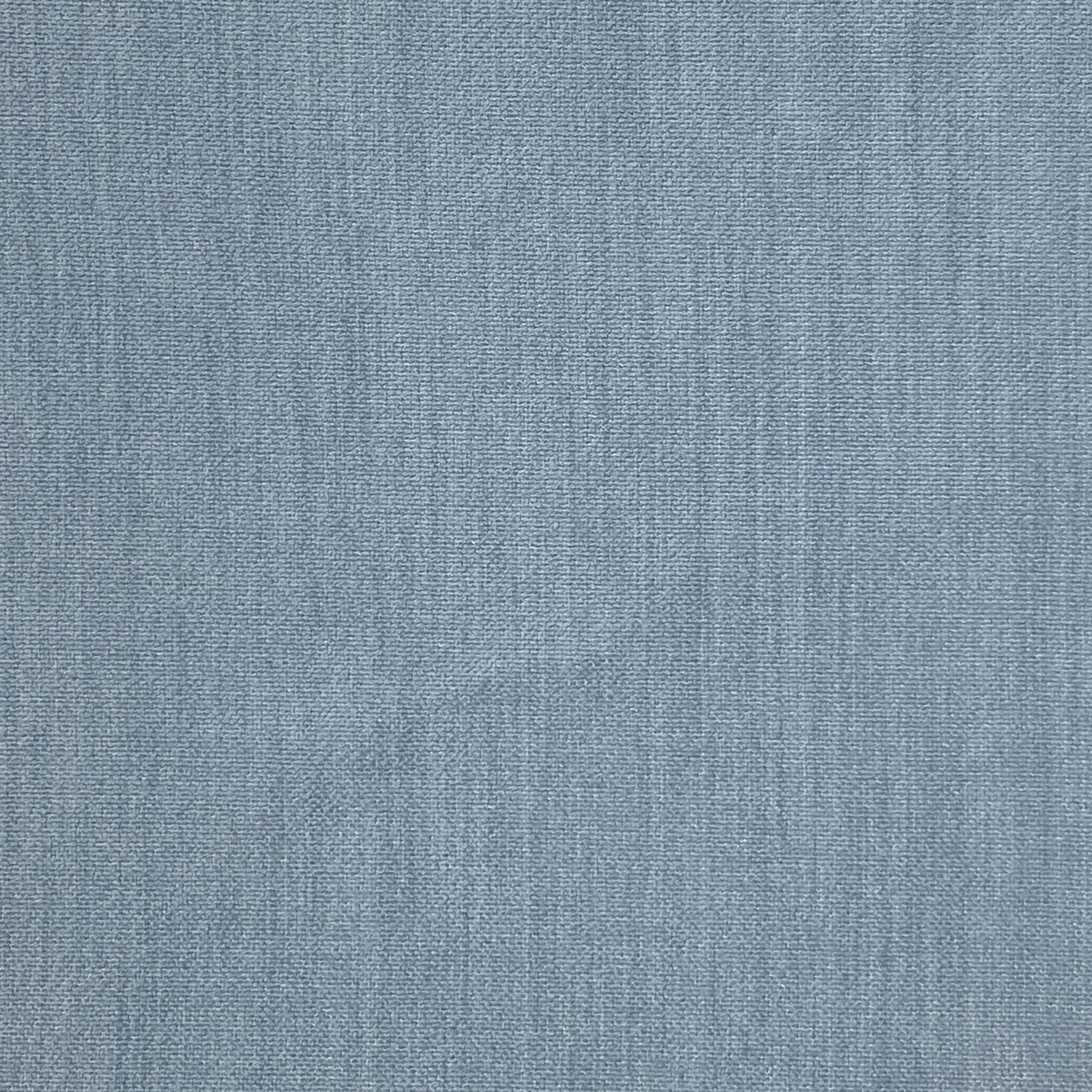 Tov Pamela Faded Blue Upcycled Performance Fabric Tasseled Lounge Accent Chair - Image 9
