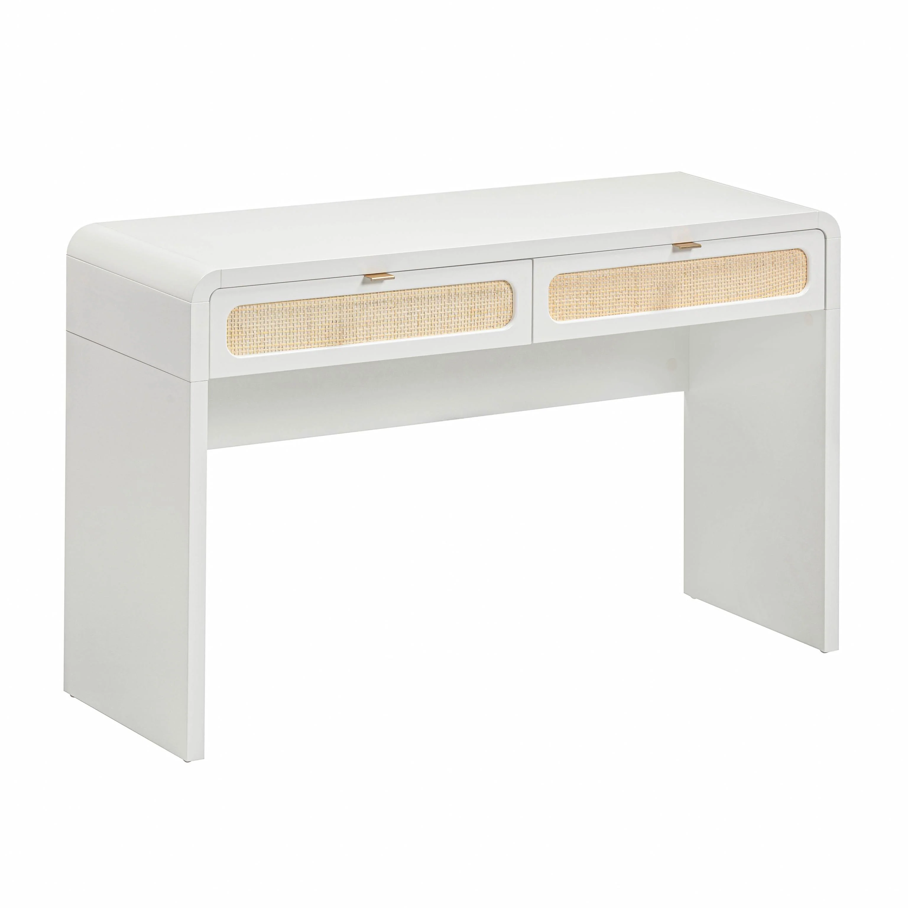 Tov Patty 48" Rattan 2-Drawer Console Desk