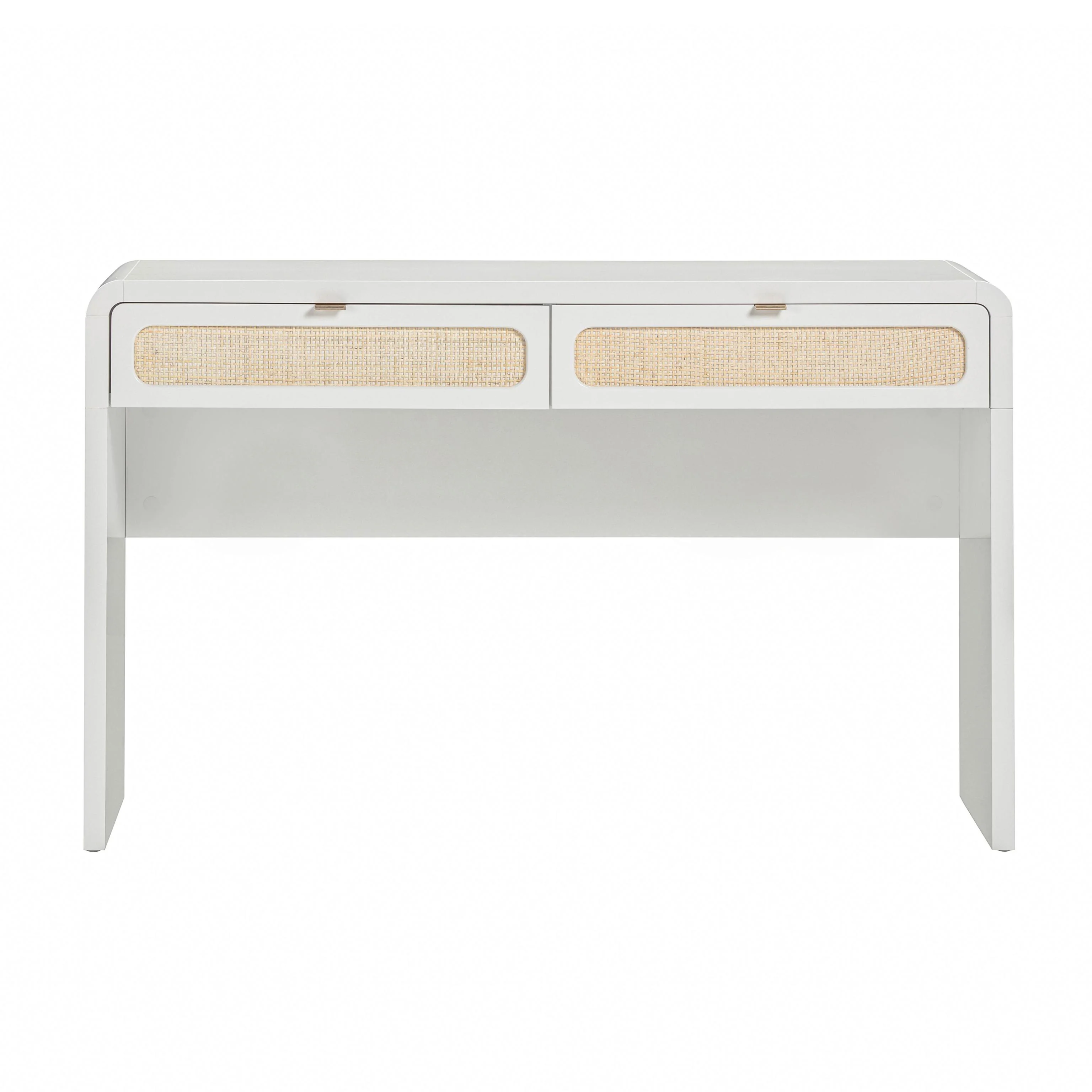 Tov Patty 48" Rattan 2-Drawer Console Desk - Image 3