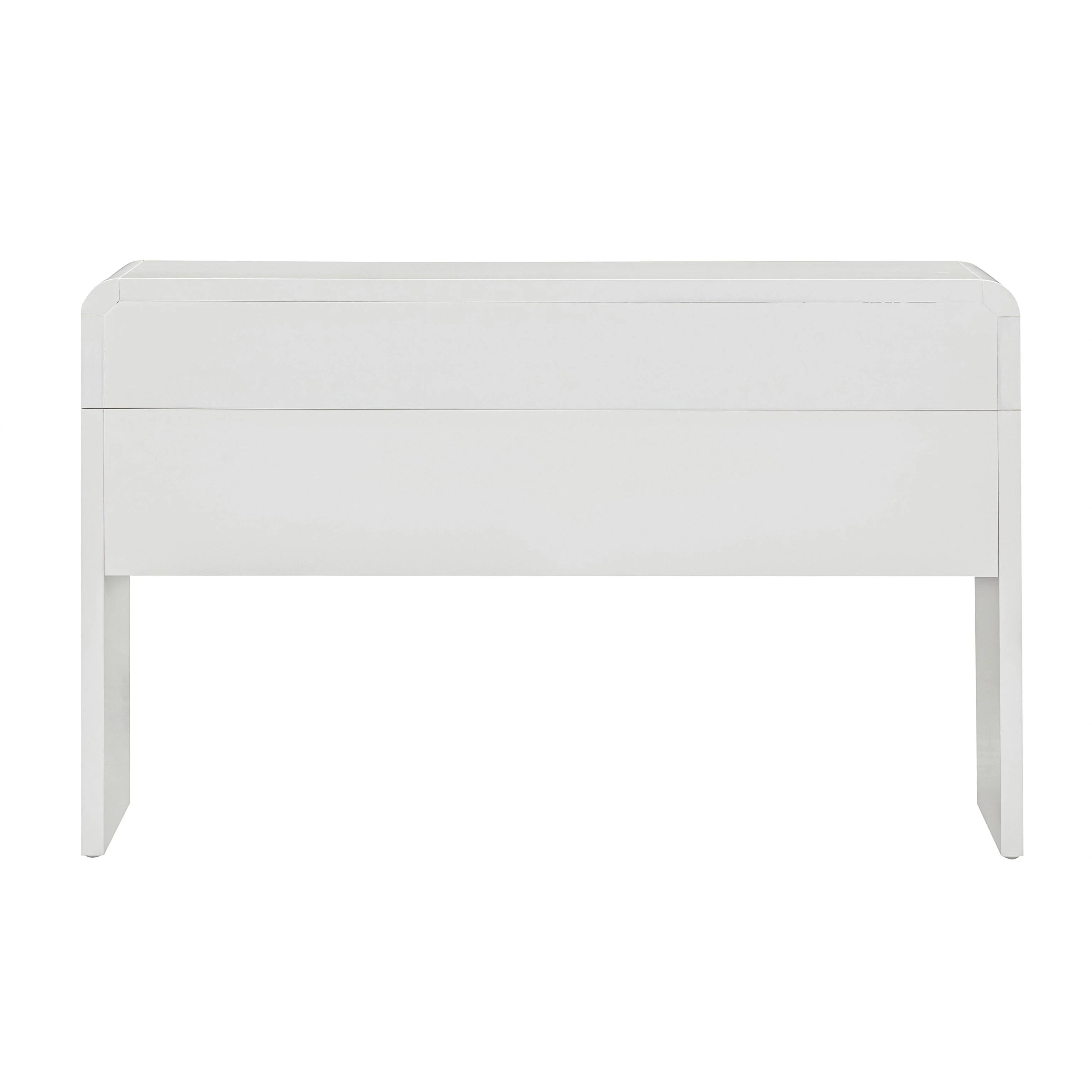 Tov Patty 48" Rattan 2-Drawer Console Desk - Image 7